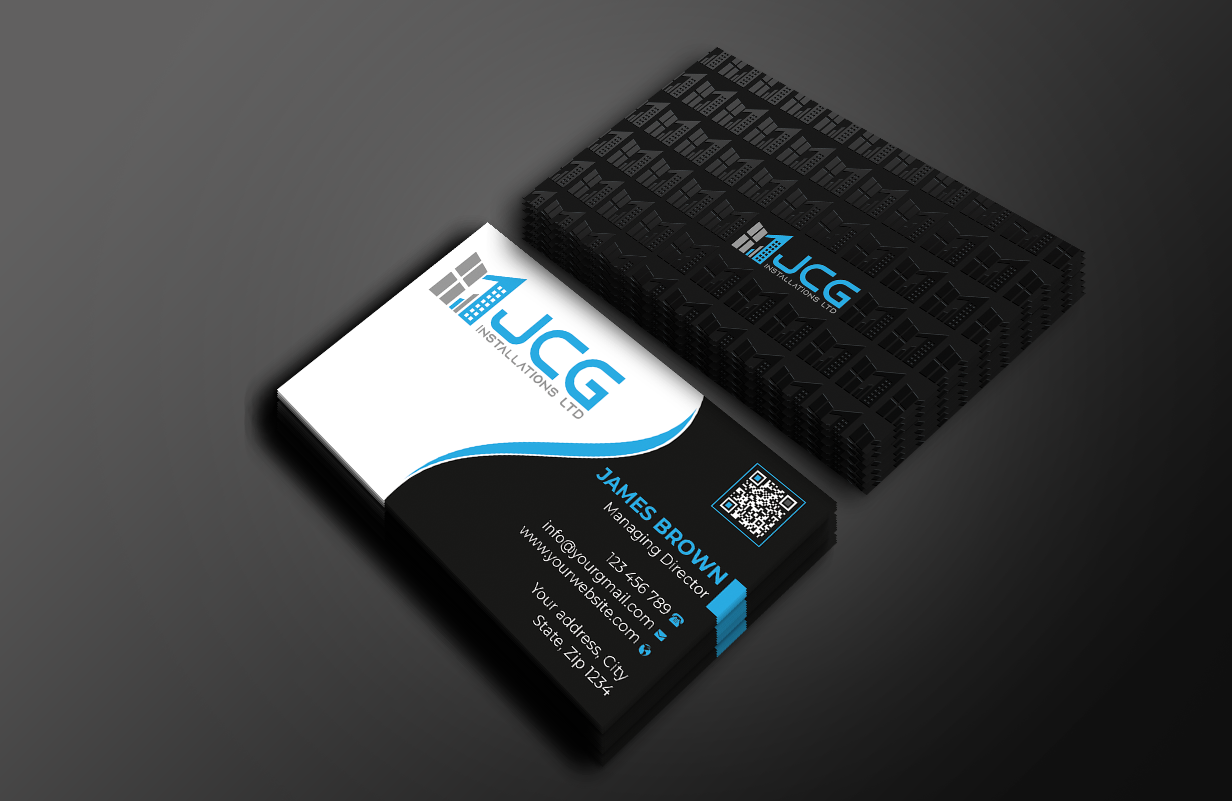 Business Card Design by Expert Bappy for JCG Installations Ltd  | Design #33025432