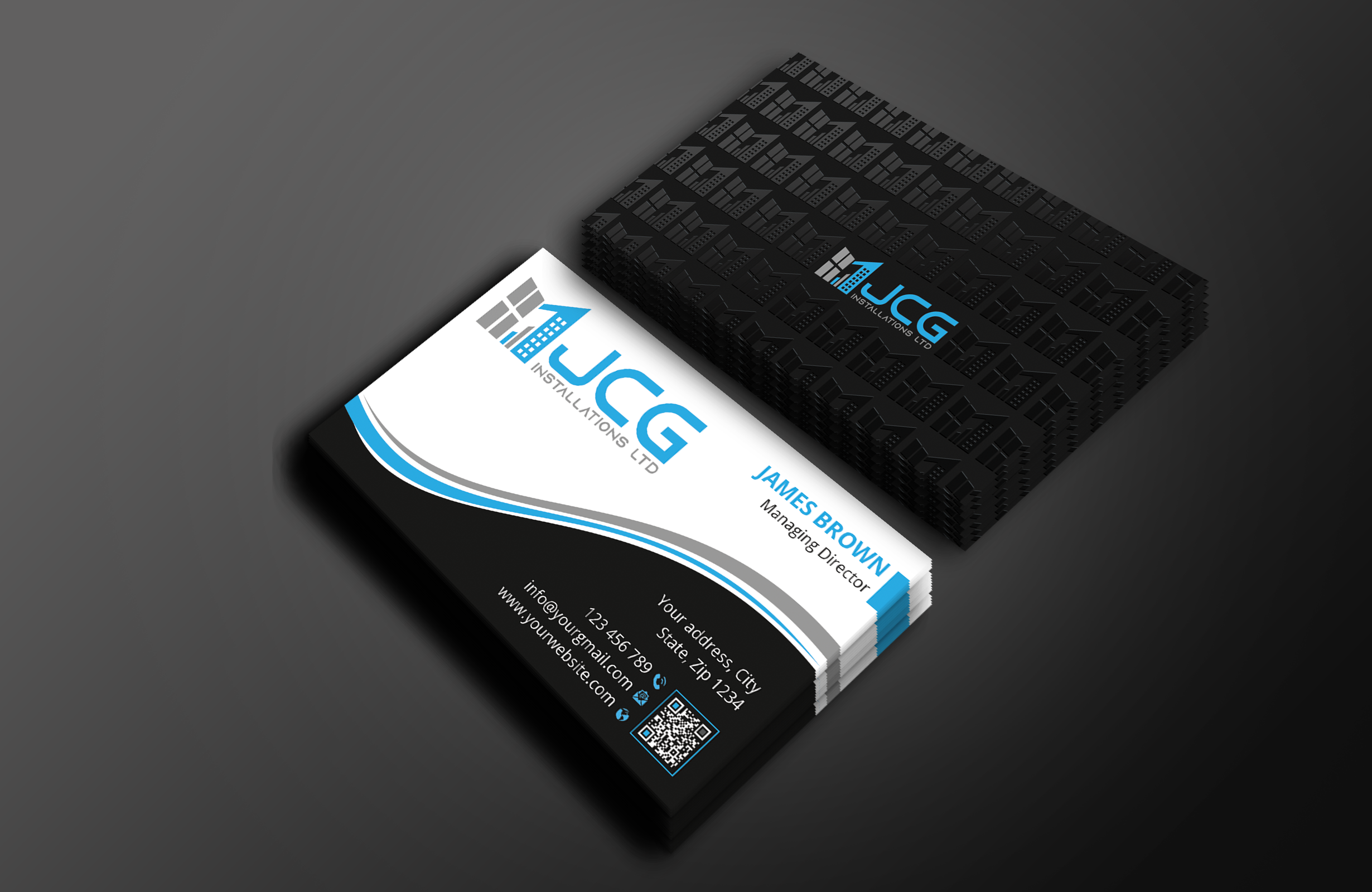 Business Card Design by Expert Bappy for JCG Installations Ltd  | Design #33025652