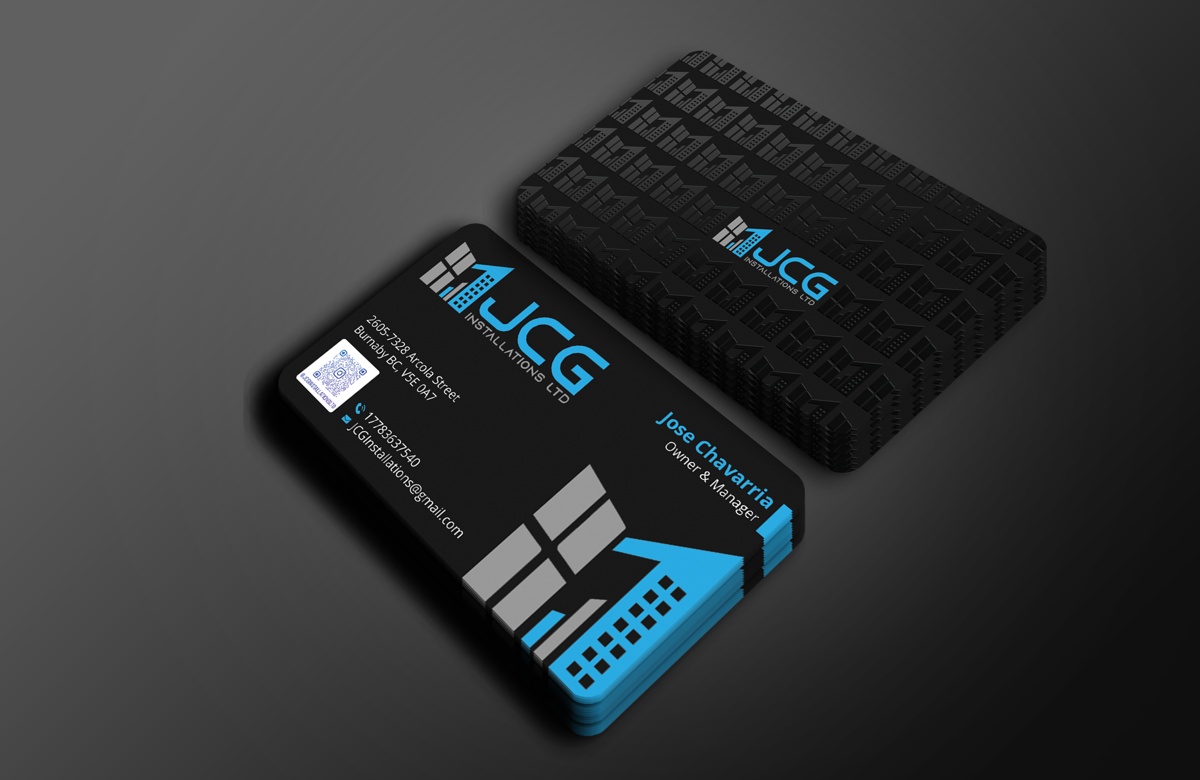 Business Card Design by Expert Bappy for JCG Installations Ltd  | Design #33025724