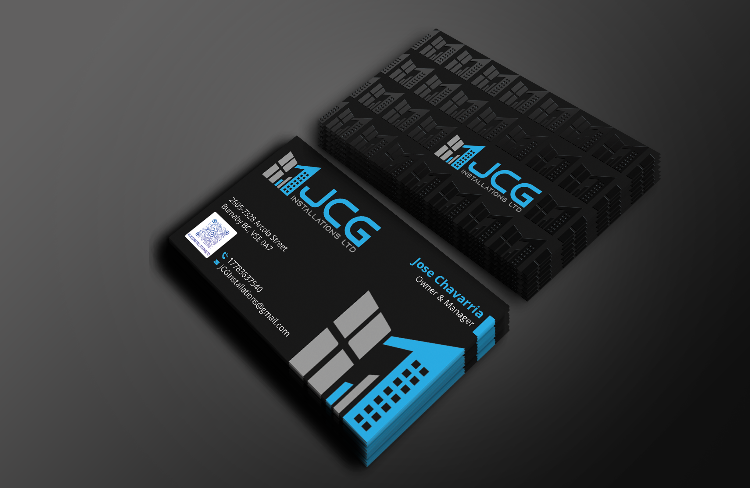 Business Card Design by Expert Bappy for JCG Installations Ltd  | Design #33025755