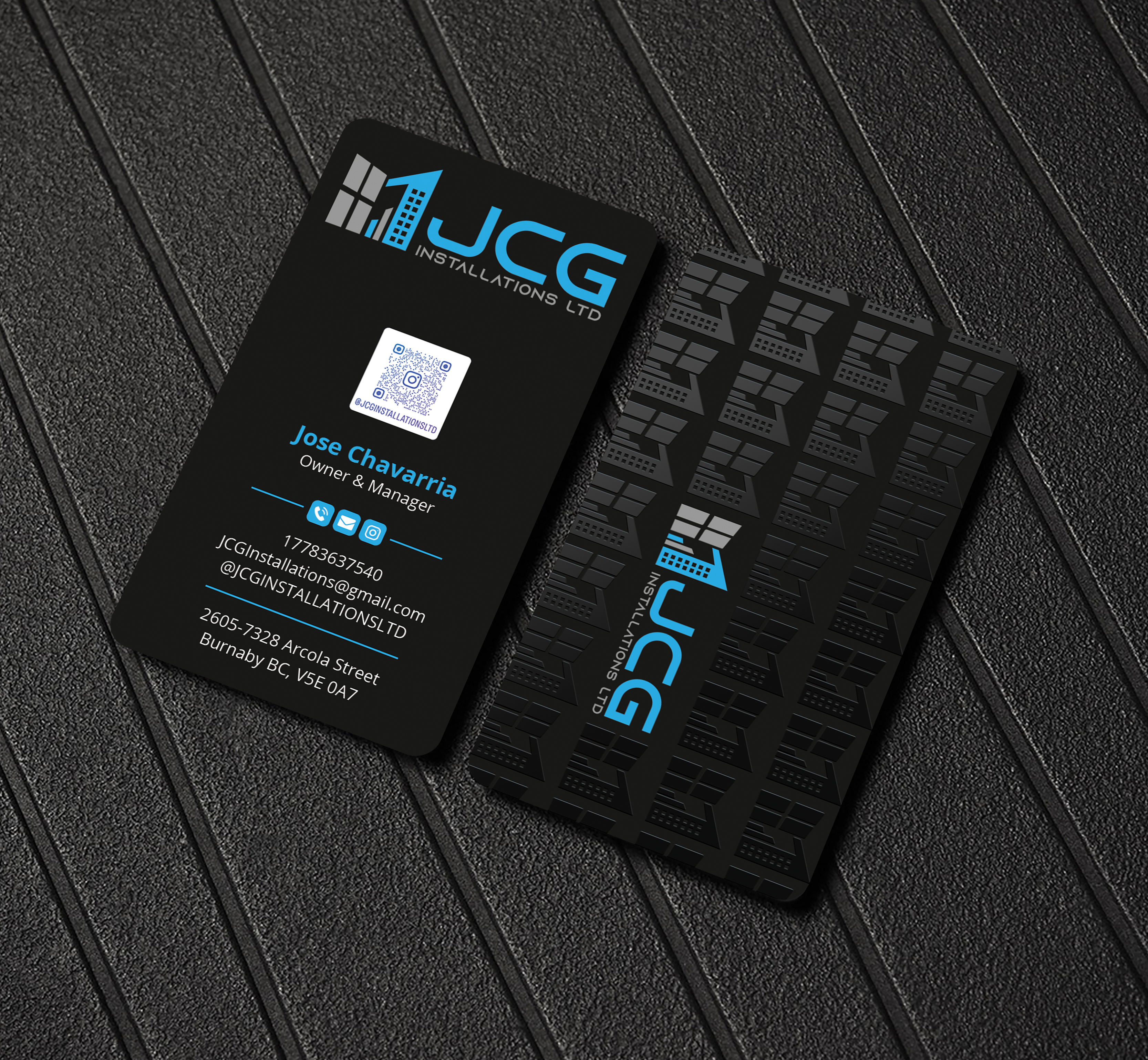 Business Card Design by Expert Bappy for JCG Installations Ltd  | Design #33025849