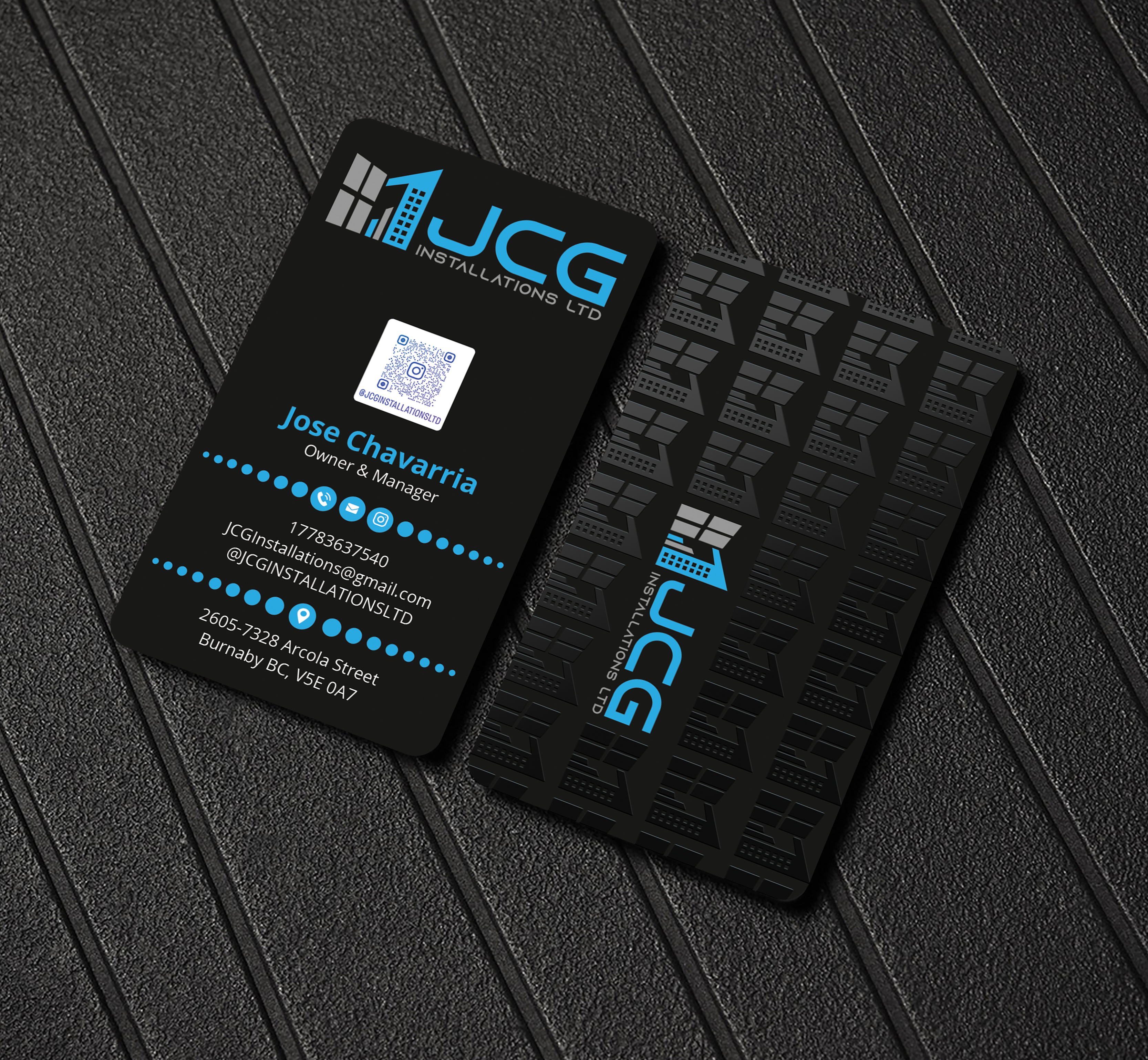 Business Card Design by Expert Bappy for JCG Installations Ltd  | Design #33025890