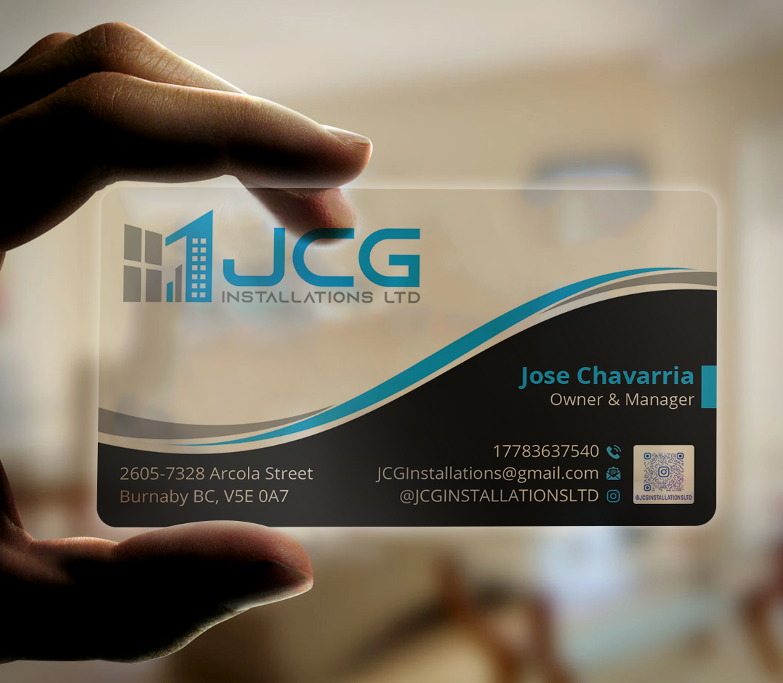 Business Card Design by Expert Bappy for JCG Installations Ltd  | Design #33026209