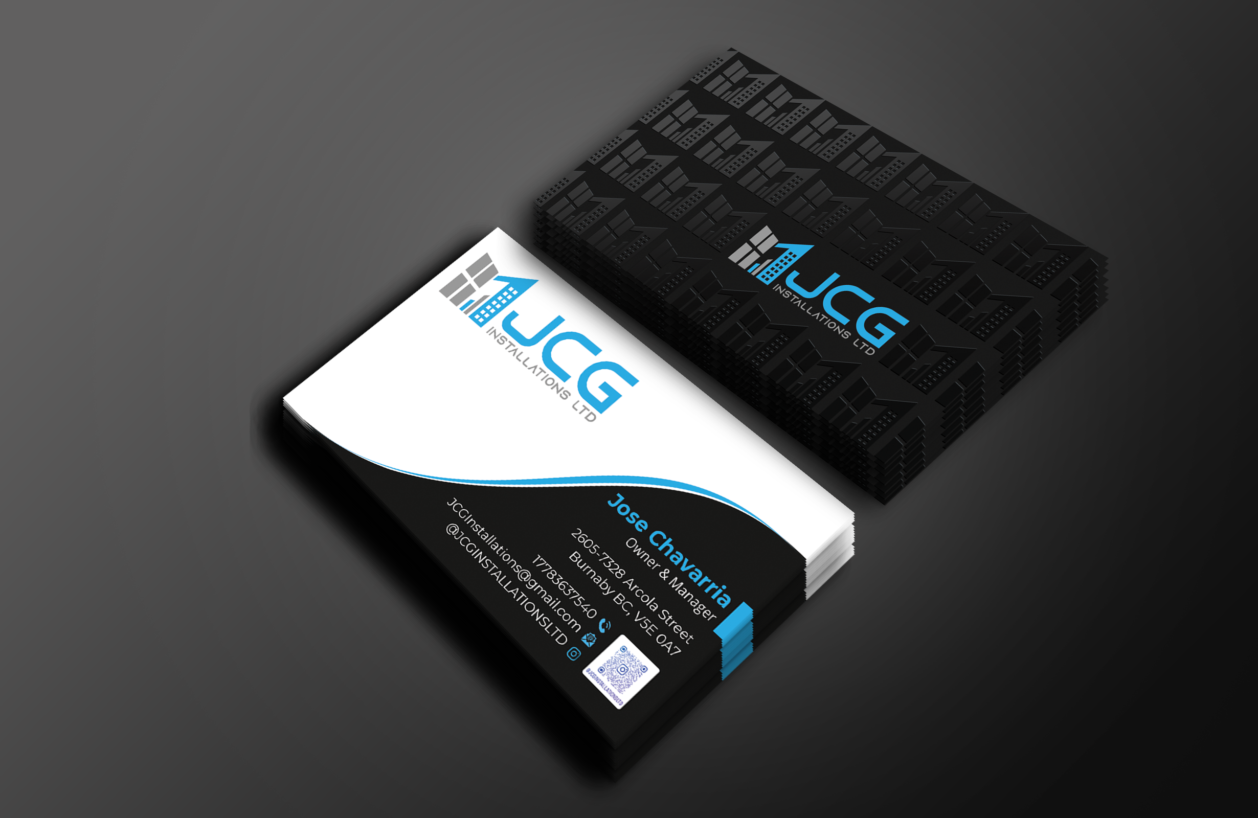 Business Card Design by Expert Bappy for JCG Installations Ltd  | Design #33026244