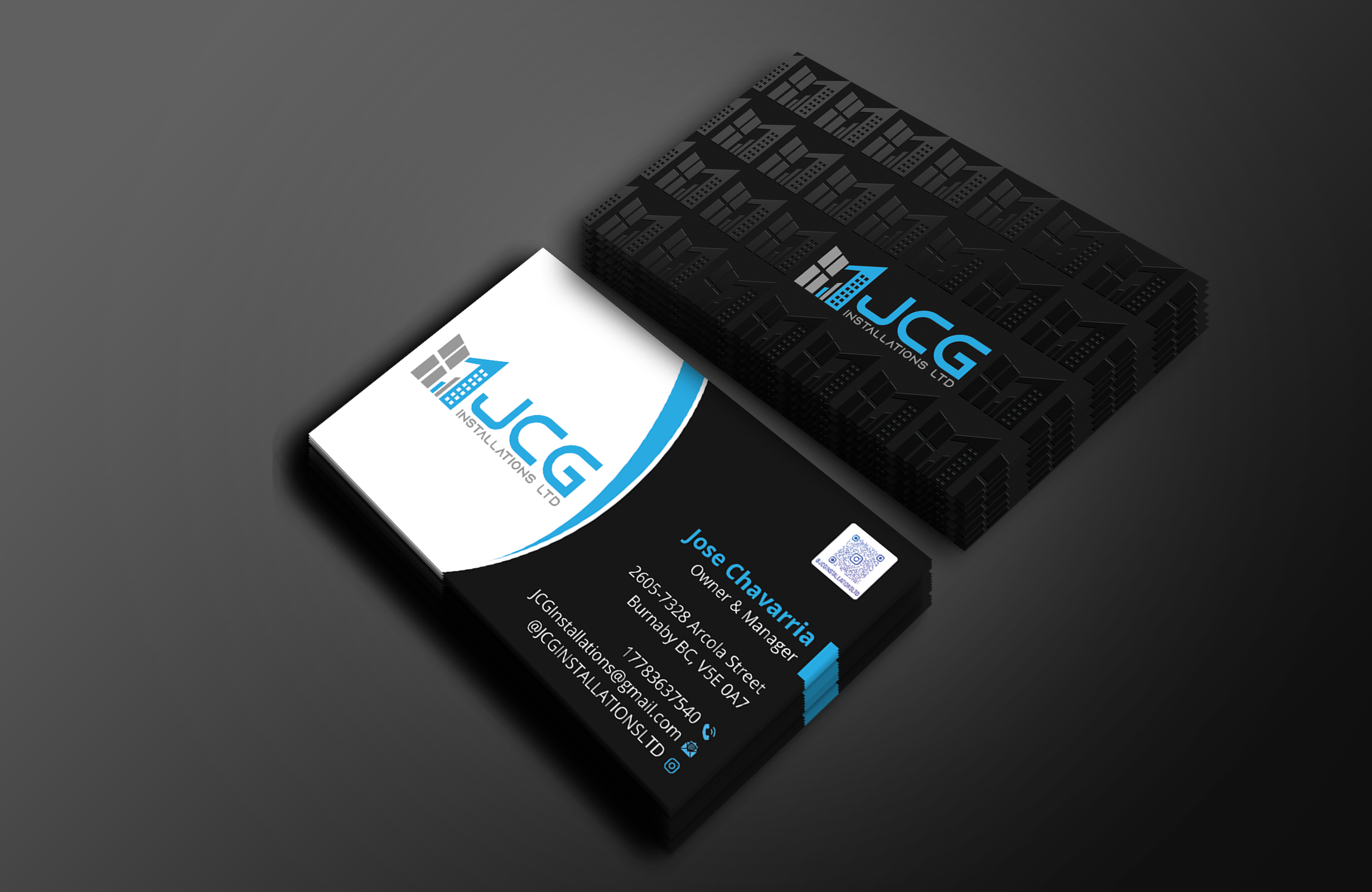 Business Card Design by Expert Bappy for JCG Installations Ltd  | Design #33026274