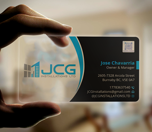 Diseño de Tarjeta de Presentación por Expert Bappy para JCG Installations Ltd  | Diseño: #33026282