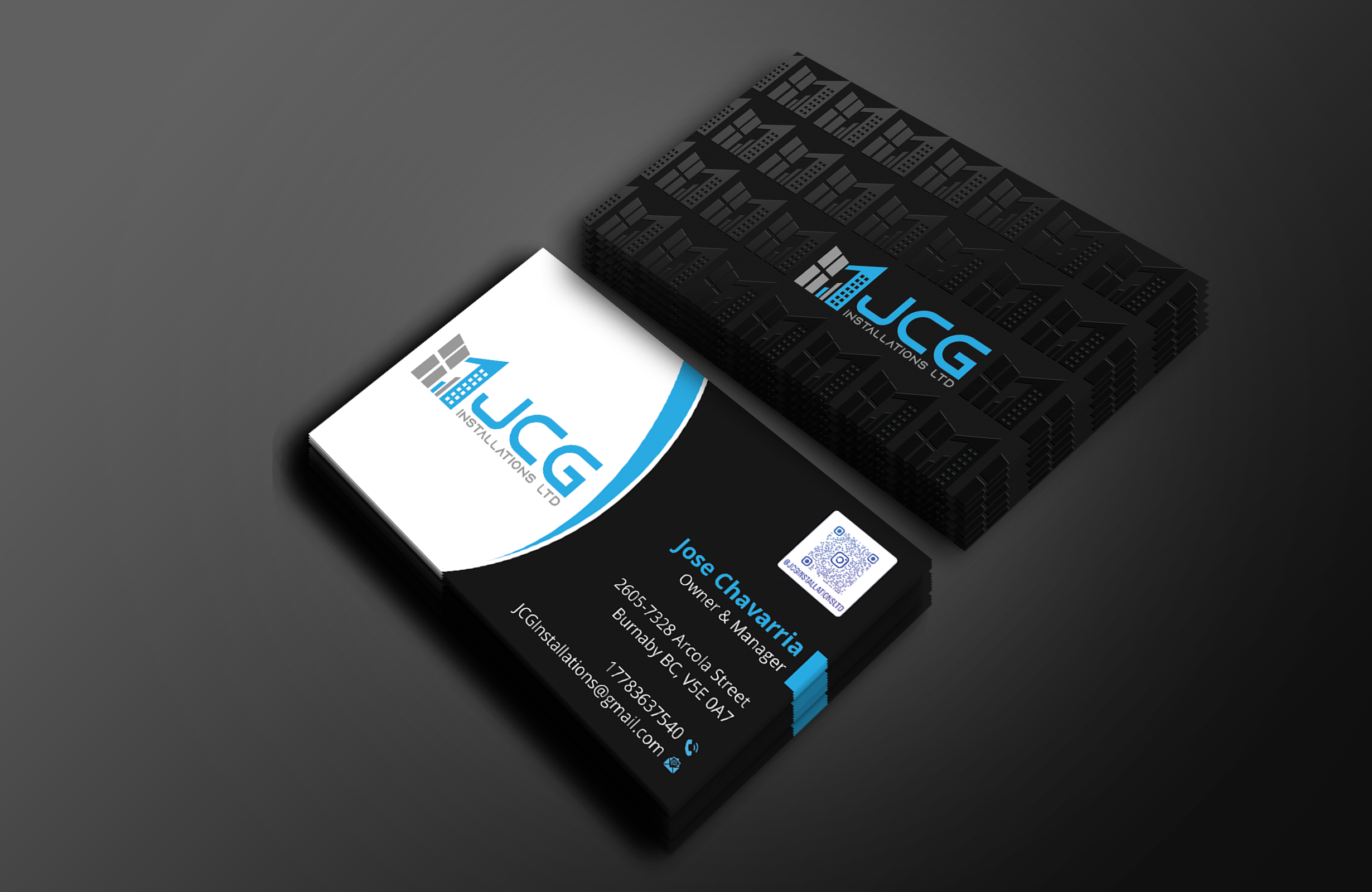 Business Card Design by Expert Bappy for JCG Installations Ltd  | Design #33027096