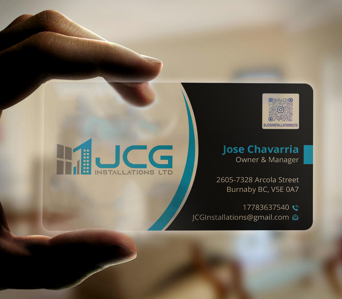 Business Card Design by Expert Bappy for JCG Installations Ltd  | Design #33027143