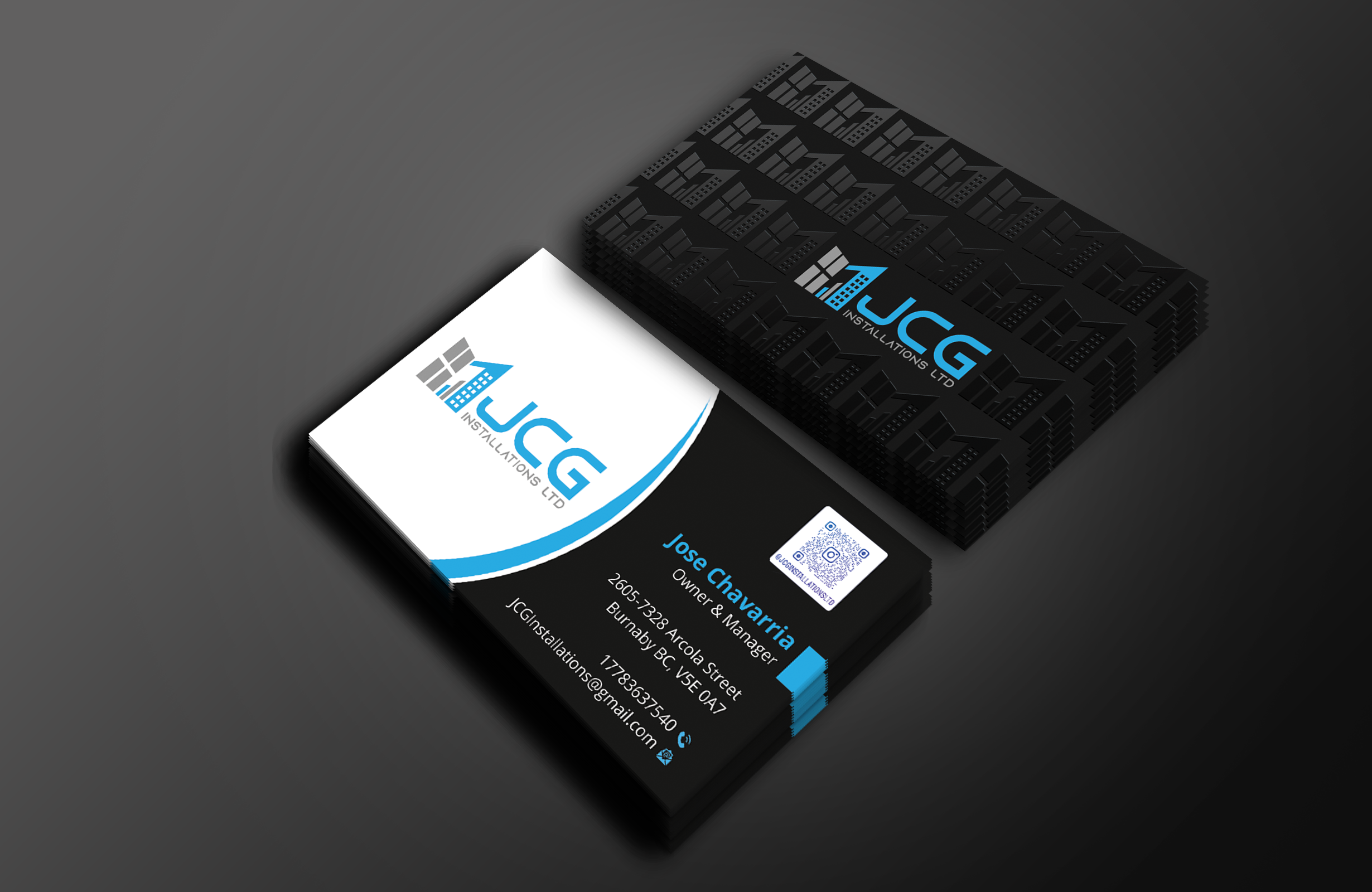 Business Card Design by Expert Bappy for JCG Installations Ltd  | Design #33027144