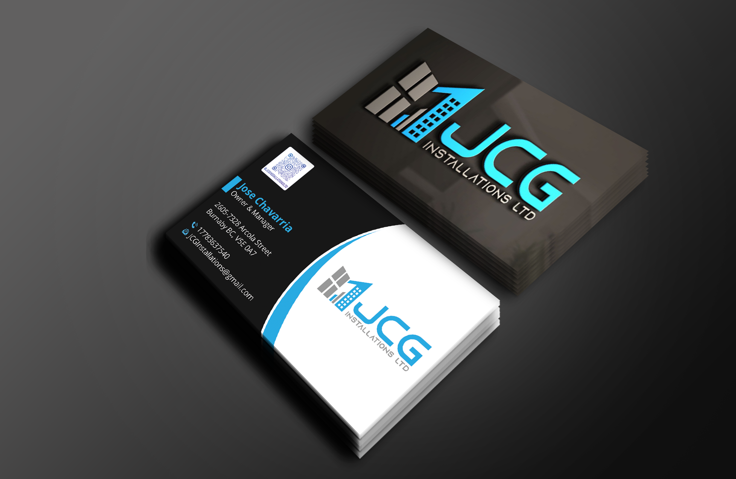 Diseño de Tarjeta de Presentación por Expert Bappy para JCG Installations Ltd  | Diseño #33027187