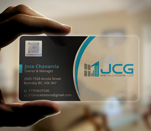 Diseño de Tarjeta de Presentación por Expert Bappy para JCG Installations Ltd  | Diseño: #33027209