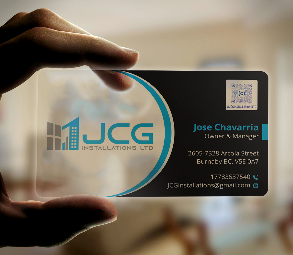 Business Card Design by Expert Bappy for JCG Installations Ltd  | Design #33027244