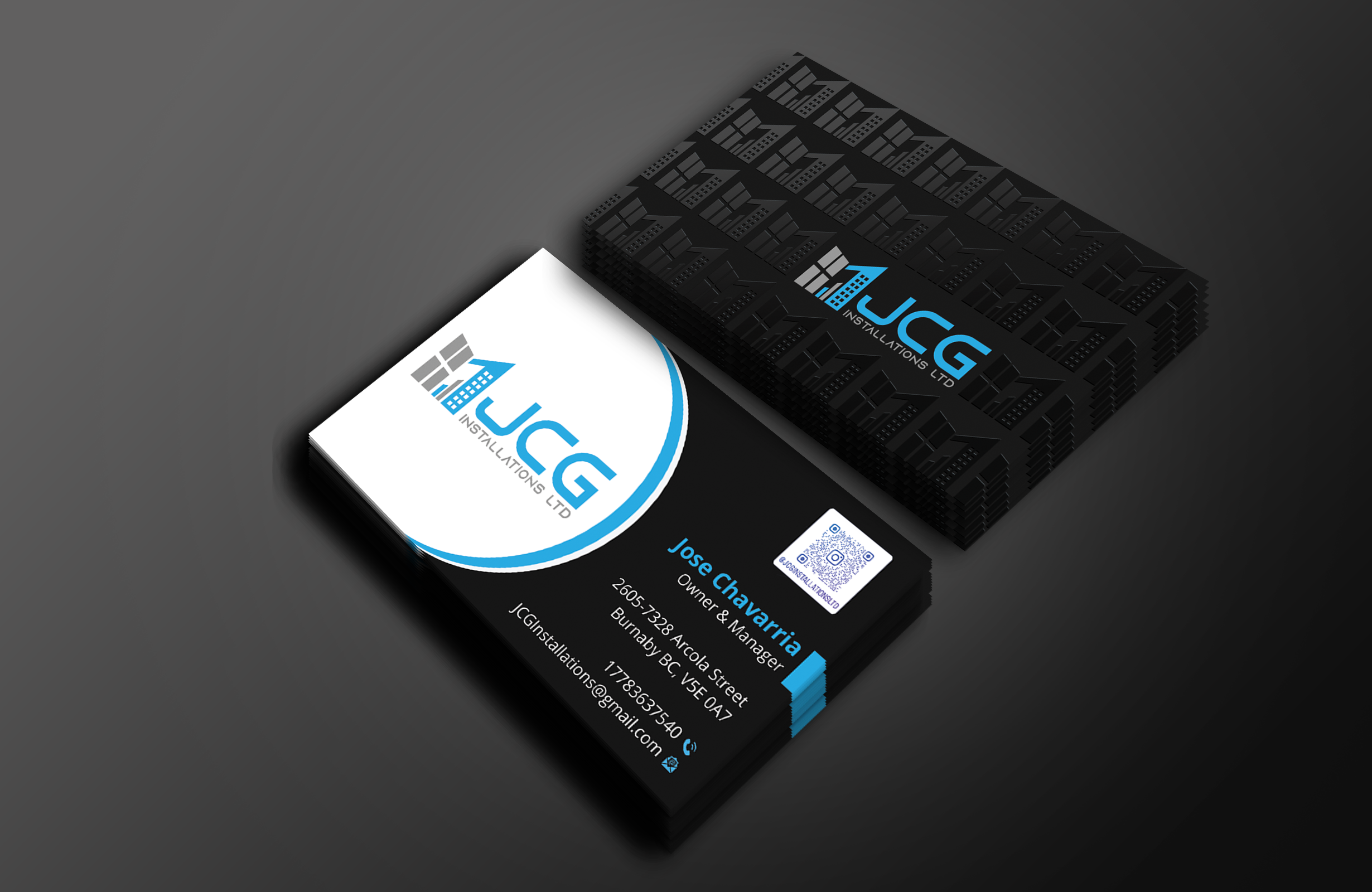 Business Card Design by Expert Bappy for JCG Installations Ltd  | Design #33027245