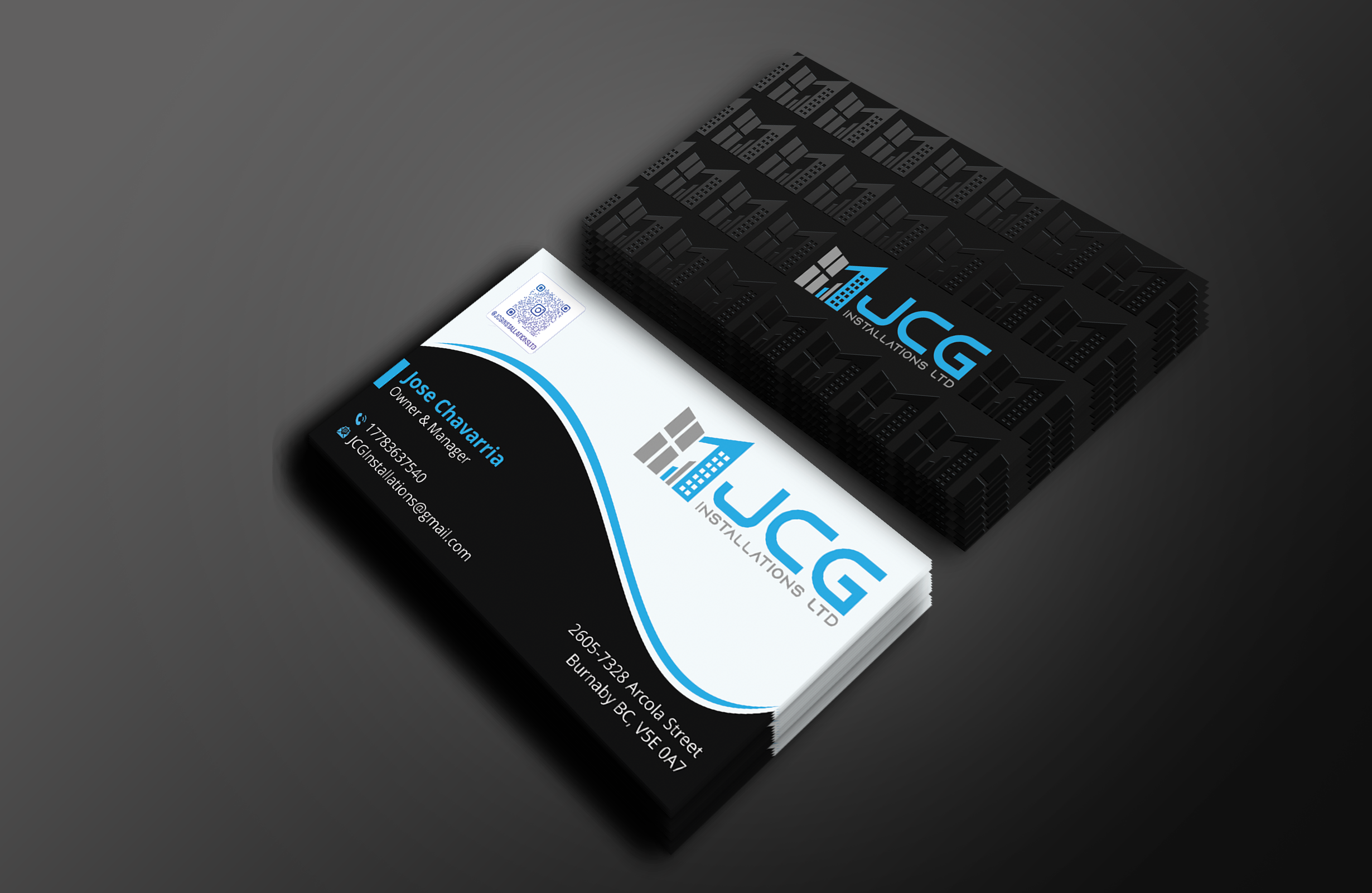 Business Card Design by Expert Bappy for JCG Installations Ltd  | Design #33027665