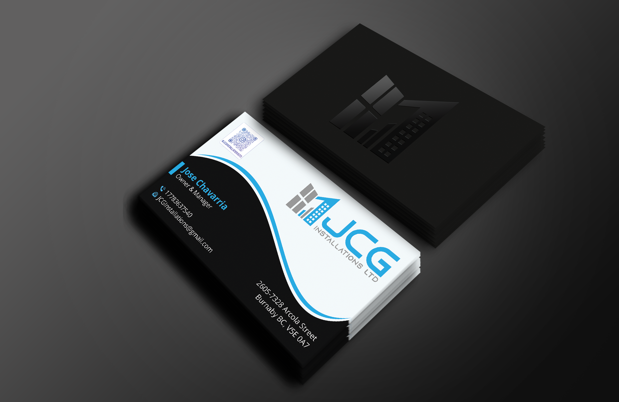 Business Card Design by Expert Bappy for JCG Installations Ltd  | Design #33027666