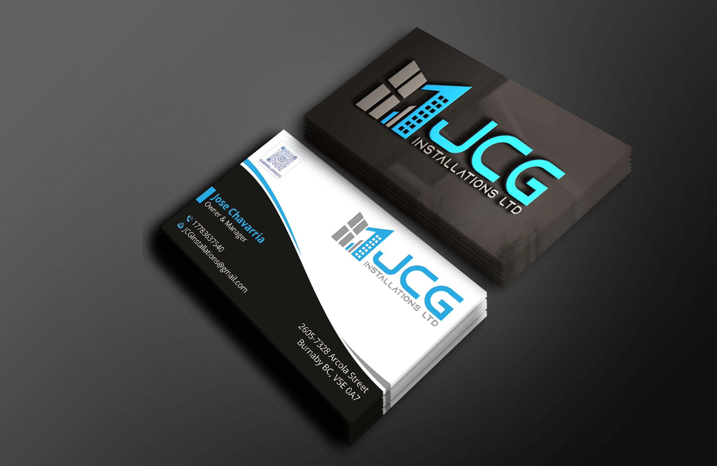 Business Card Design by Expert Bappy for JCG Installations Ltd  | Design #33027722