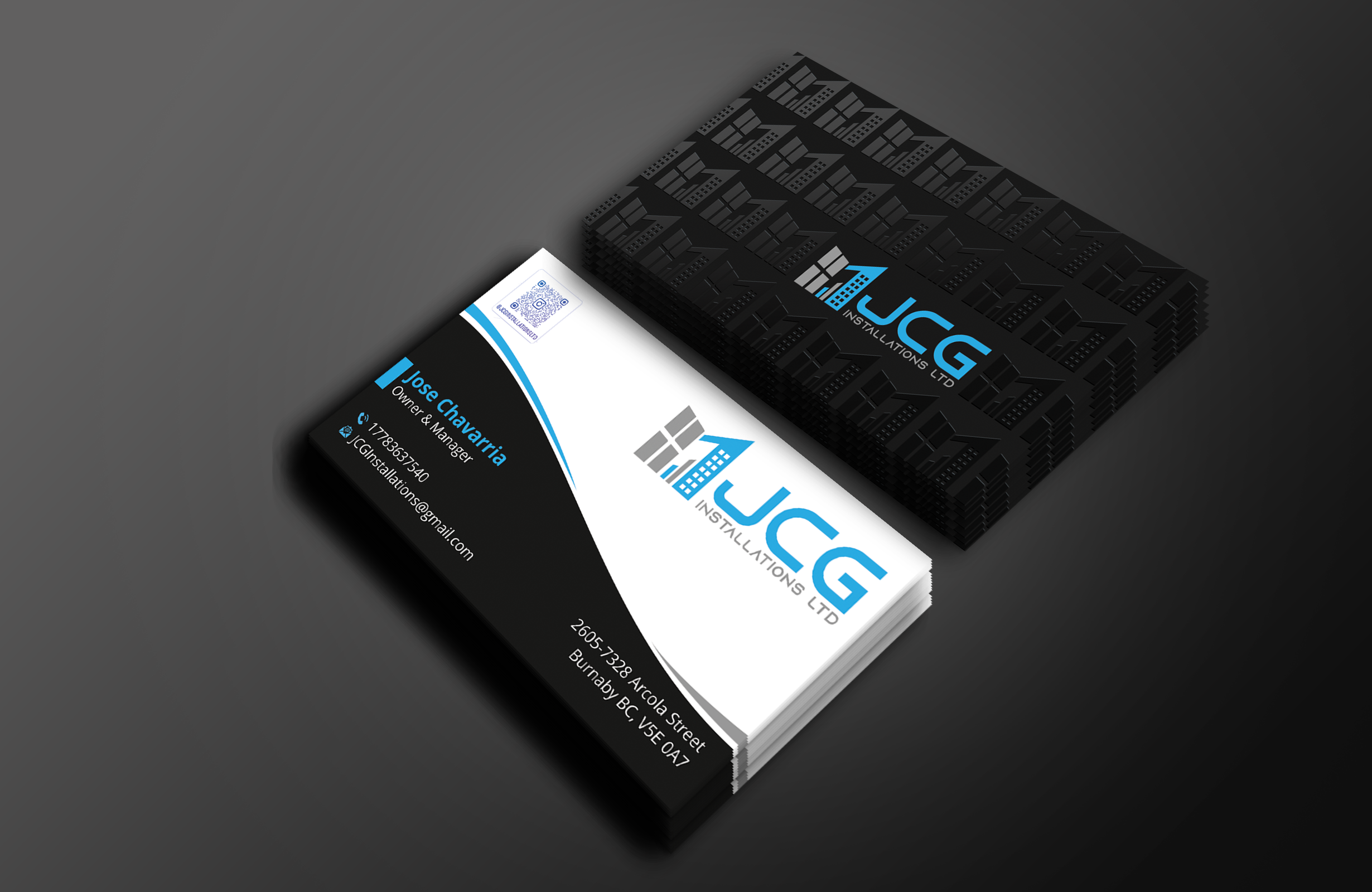 Business Card Design by Expert Bappy for JCG Installations Ltd  | Design #33027723