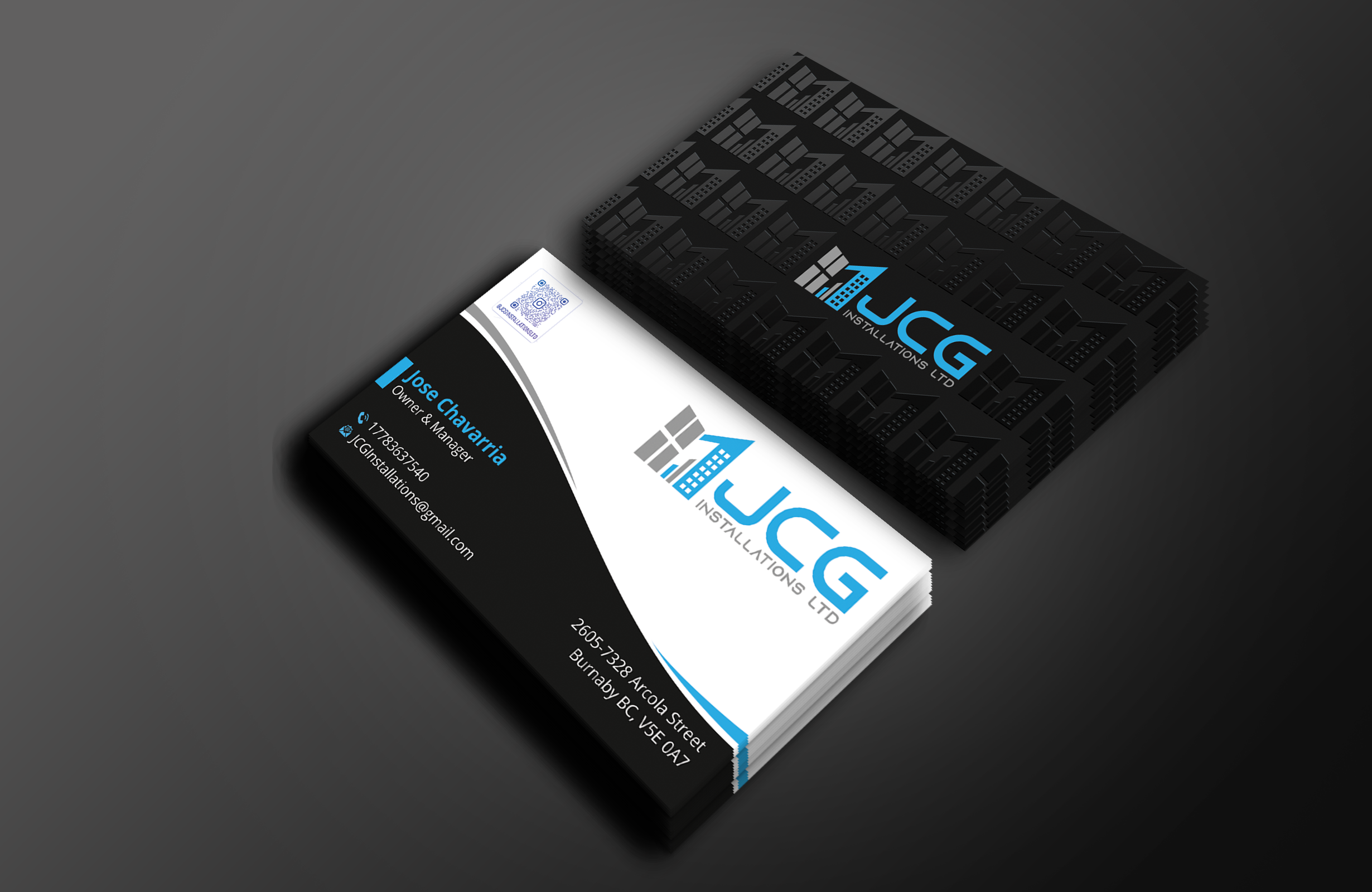 Business Card Design by Expert Bappy for JCG Installations Ltd  | Design #33027724