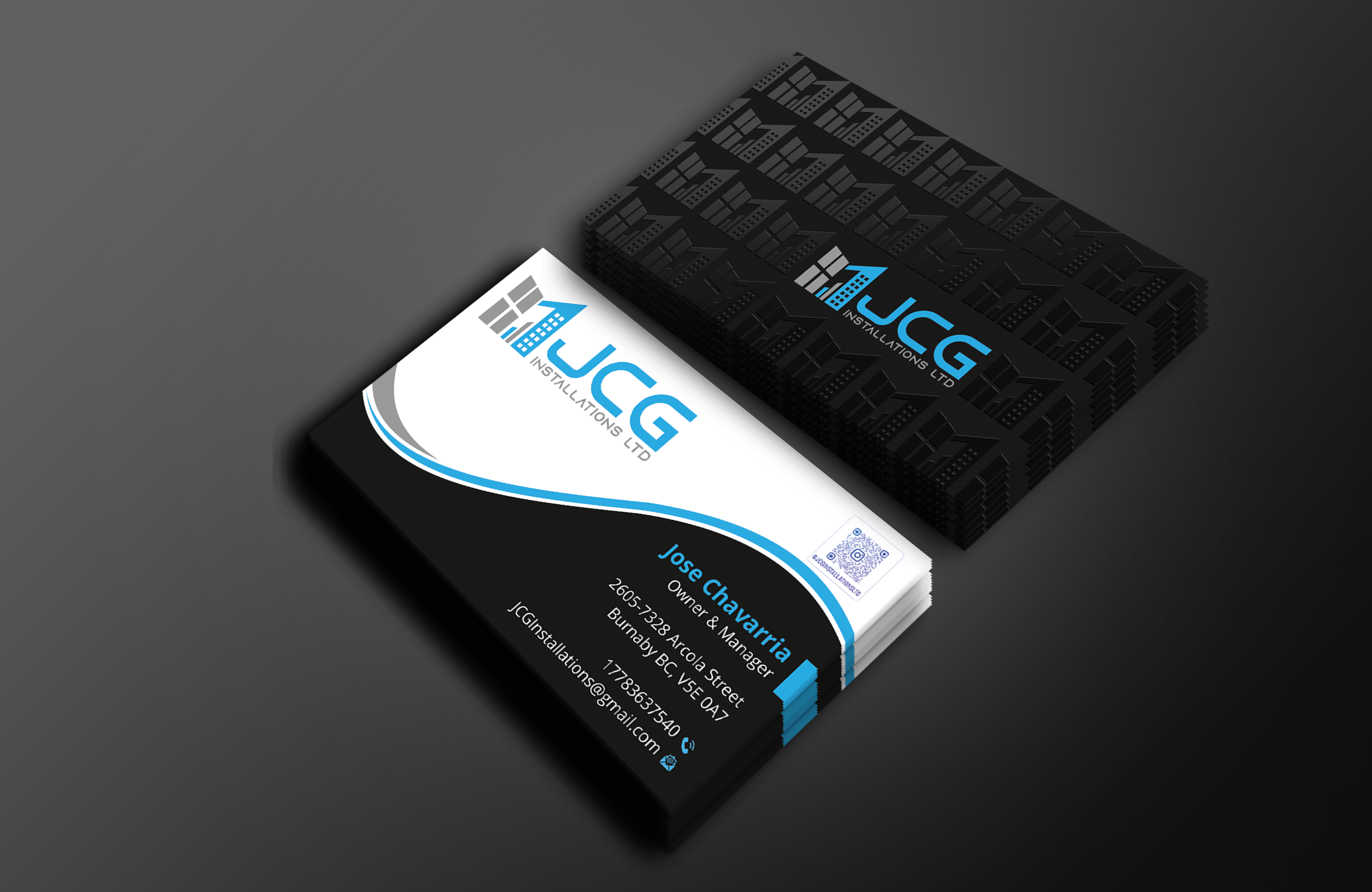 Business Card Design by Expert Bappy for JCG Installations Ltd  | Design #33027725