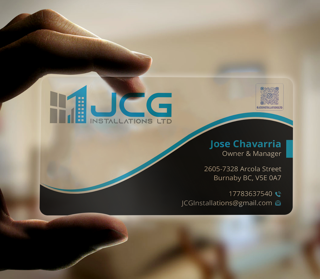 Business Card Design by Expert Bappy for JCG Installations Ltd  | Design #33027773