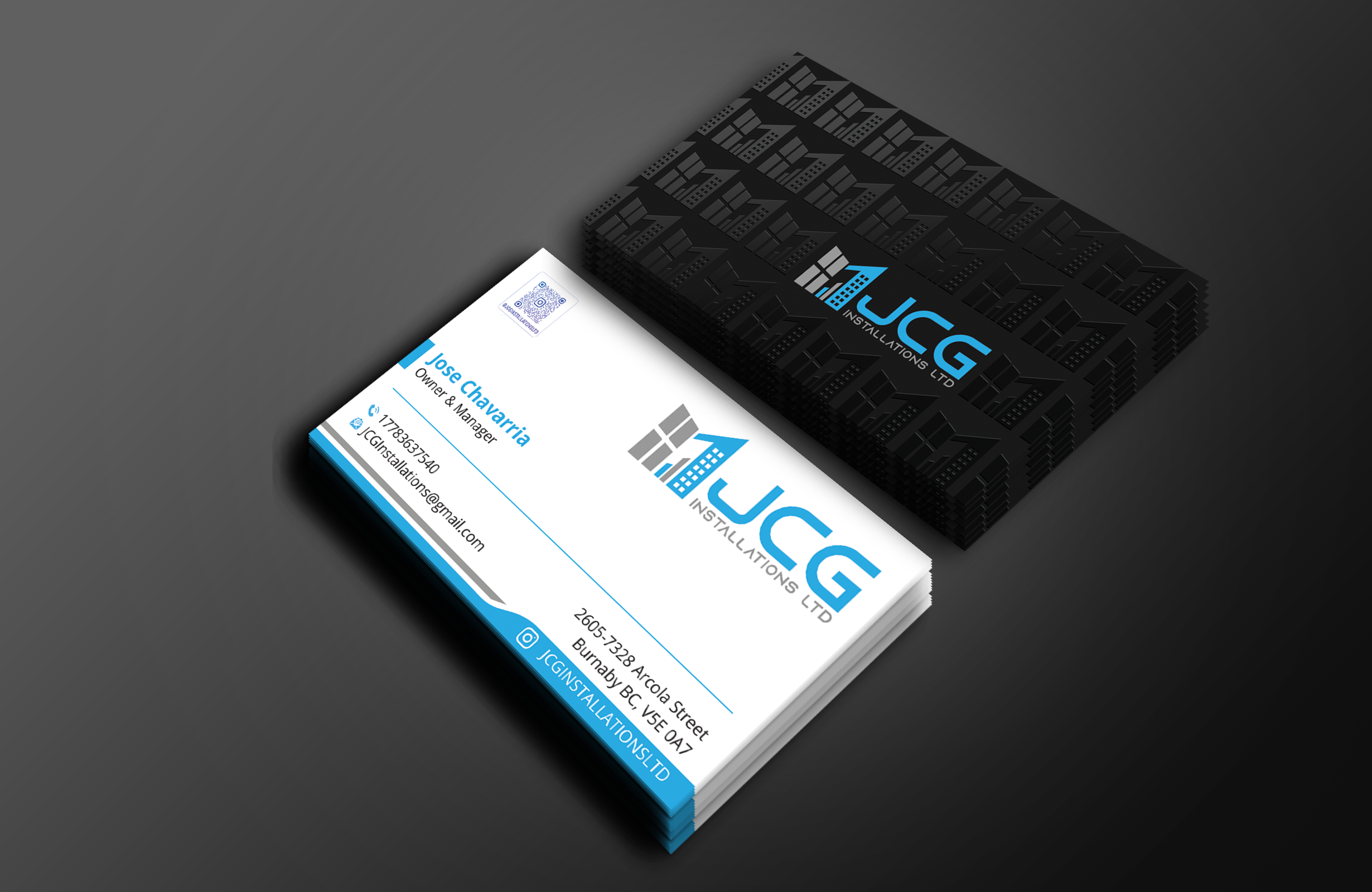 Business Card Design by Expert Bappy for JCG Installations Ltd  | Design #33027845