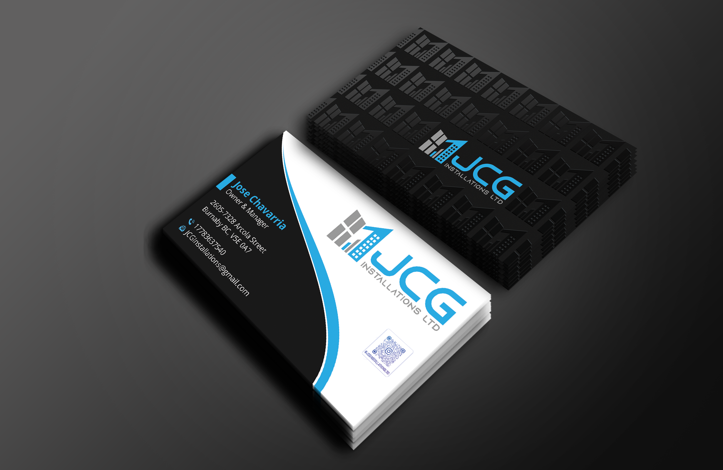 Business Card Design by Expert Bappy for JCG Installations Ltd  | Design #33027894