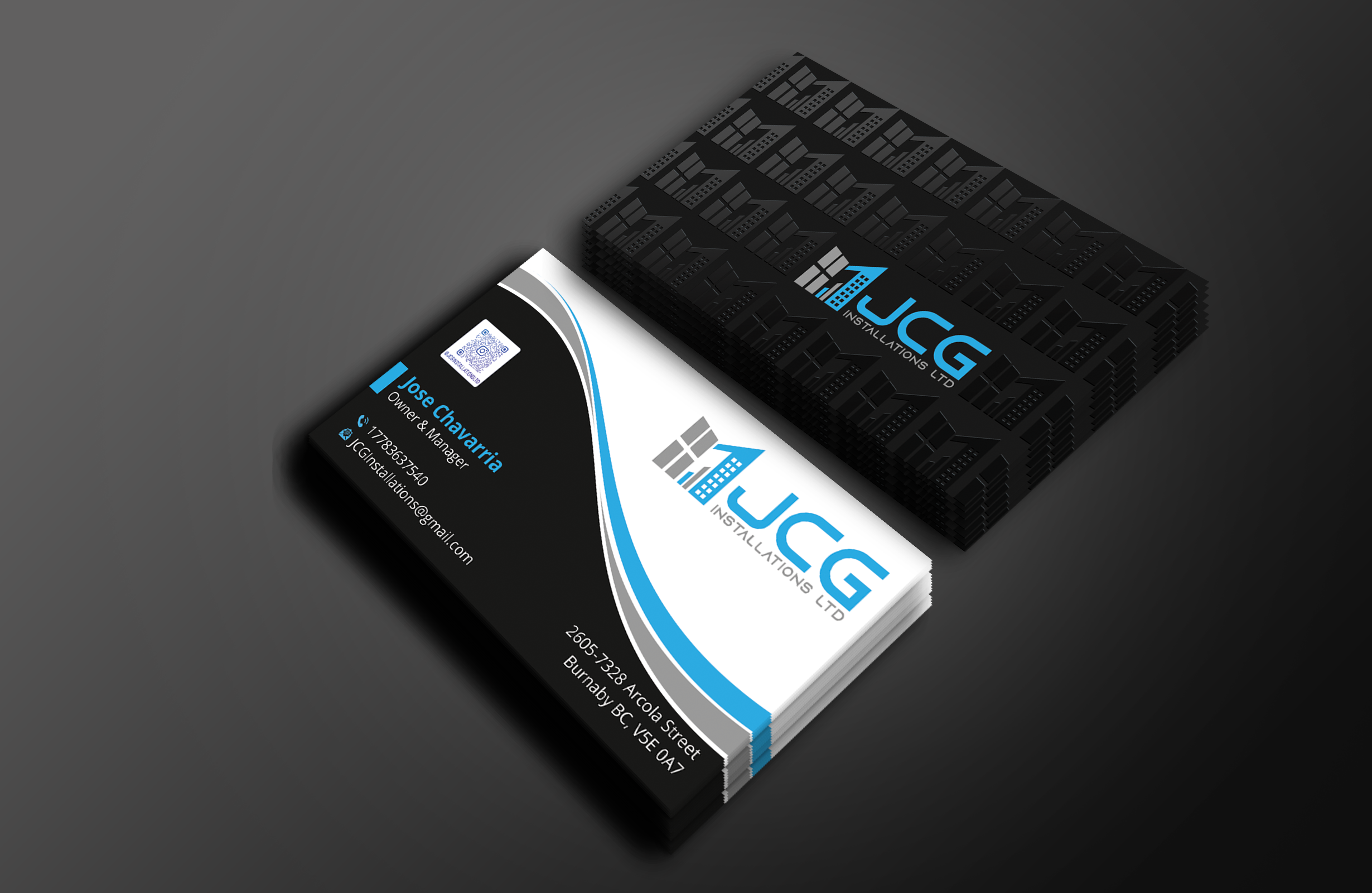 Business Card Design by Expert Bappy for JCG Installations Ltd  | Design #33027947