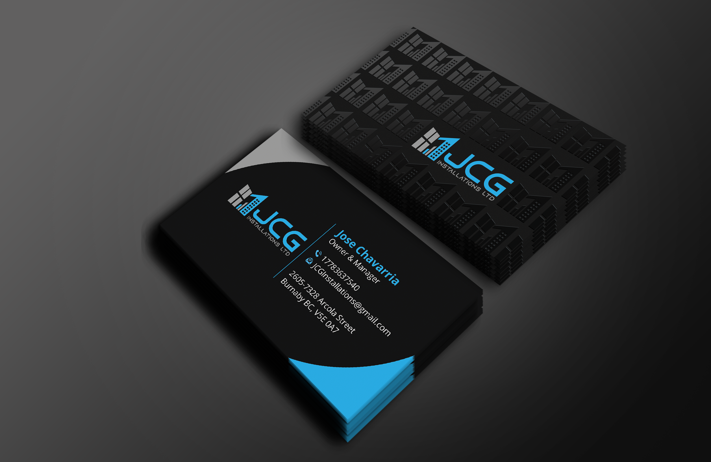 Business Card Design by Expert Bappy for JCG Installations Ltd  | Design #33028005