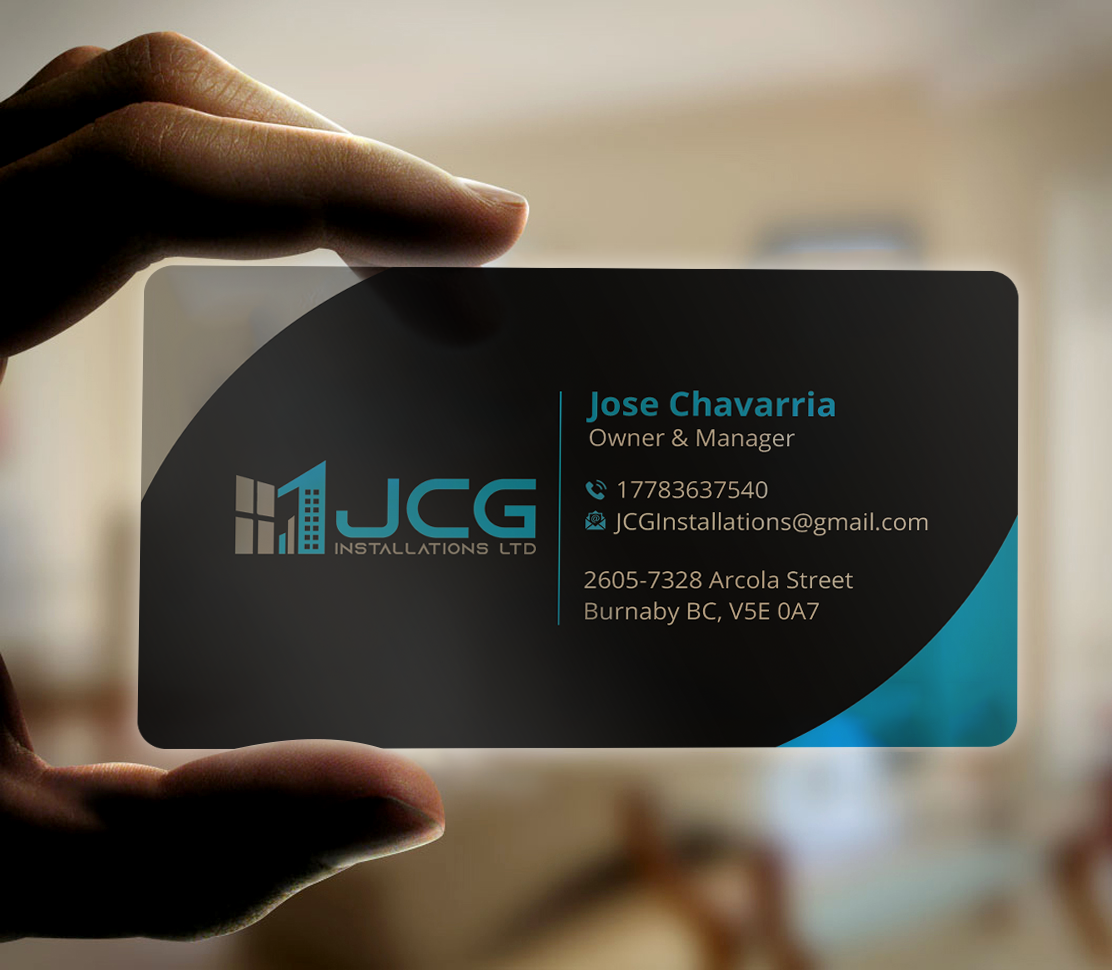 Business Card Design by Expert Bappy for JCG Installations Ltd  | Design #33028006