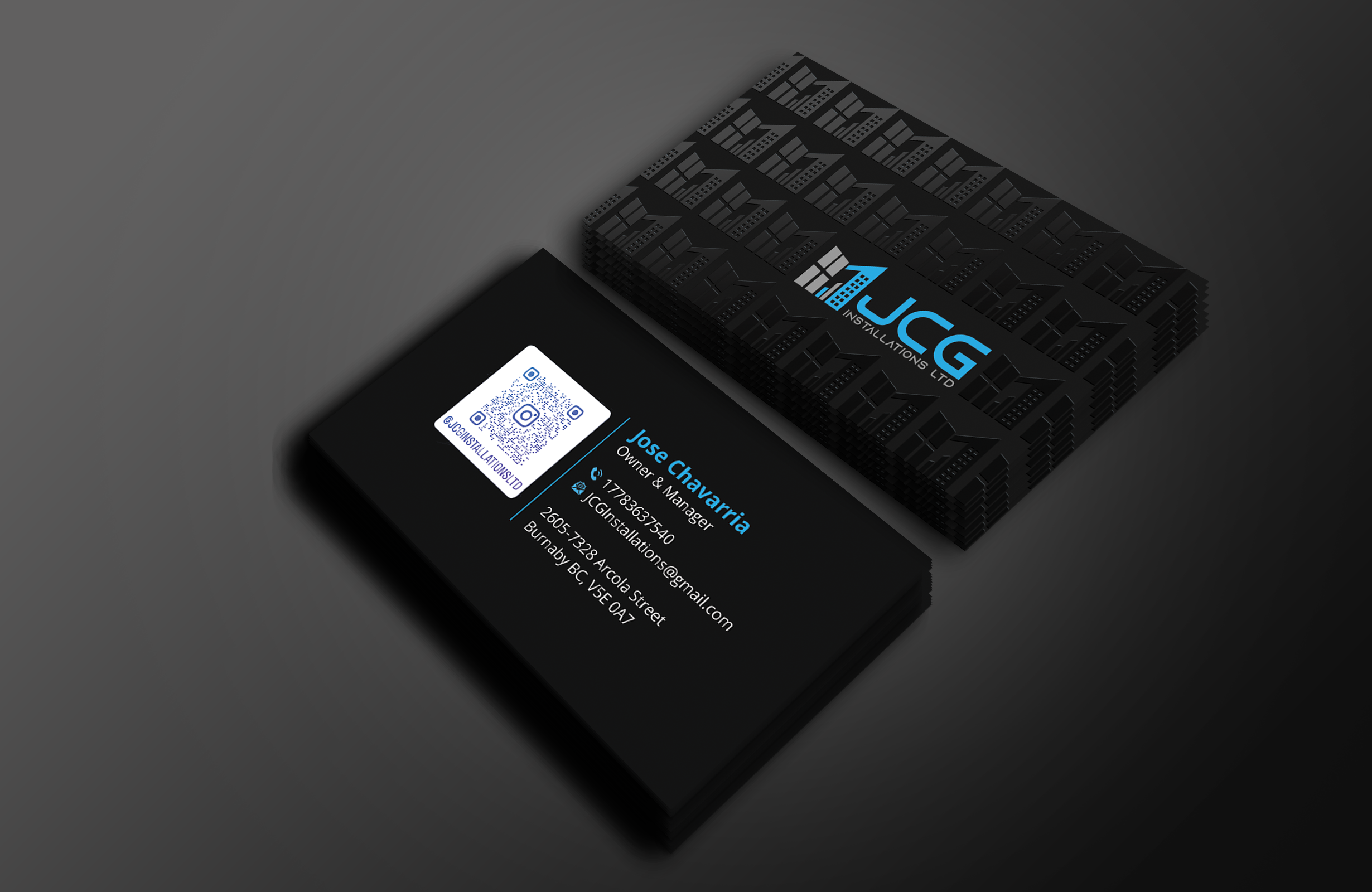 Business Card Design by Expert Bappy for JCG Installations Ltd  | Design #33028007