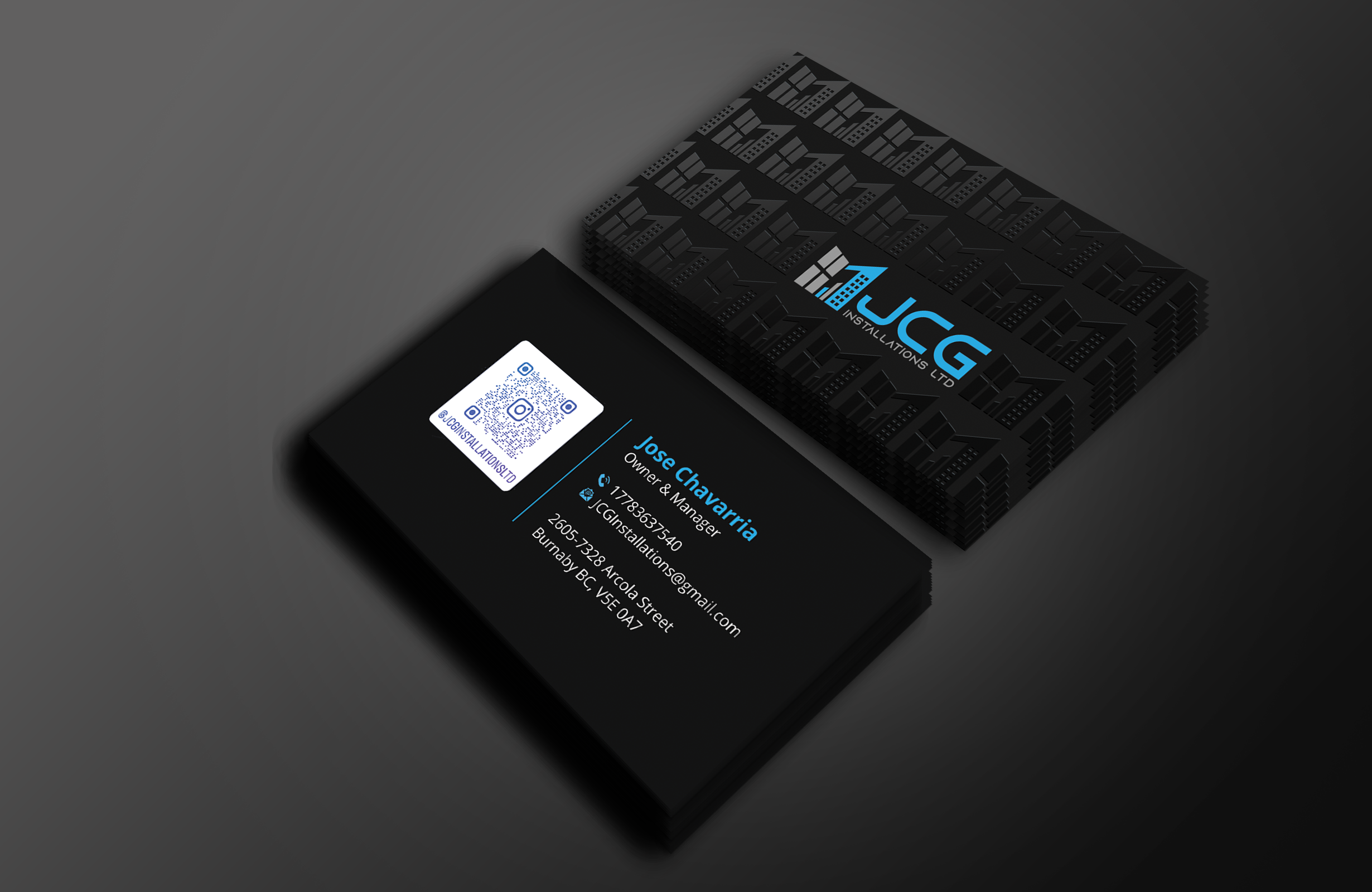 Business Card Design by Expert Bappy for JCG Installations Ltd  | Design #33028036