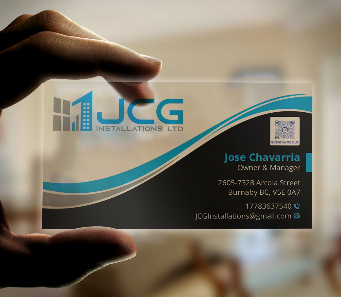 Business Card Design by Expert Bappy for JCG Installations Ltd  | Design #33028108