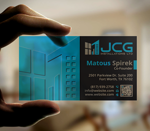 Diseño de Tarjeta de Presentación por DesignerShahadat para JCG Installations Ltd  | Diseño: #33019146