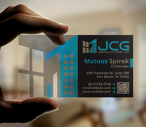 Diseño de Tarjeta de Presentación por DesignerShahadat para JCG Installations Ltd  | Diseño: #33019147