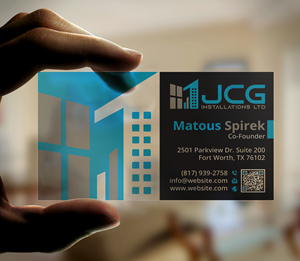 Diseño de Tarjeta de Presentación por DesignerShahadat para JCG Installations Ltd  | Diseño: #33019148