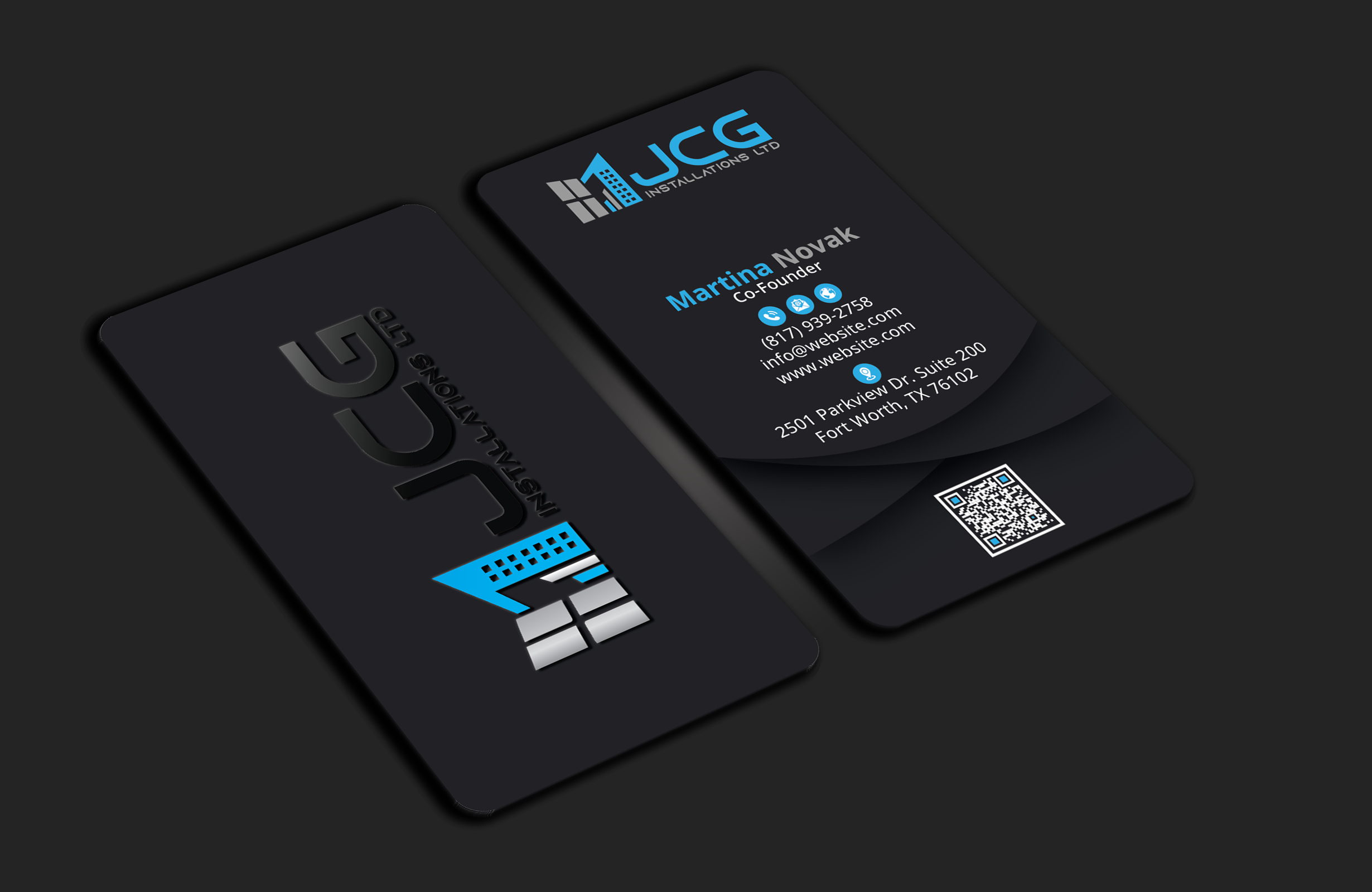 Business Card Design by DesignerShahadat for JCG Installations Ltd  | Design #33019149