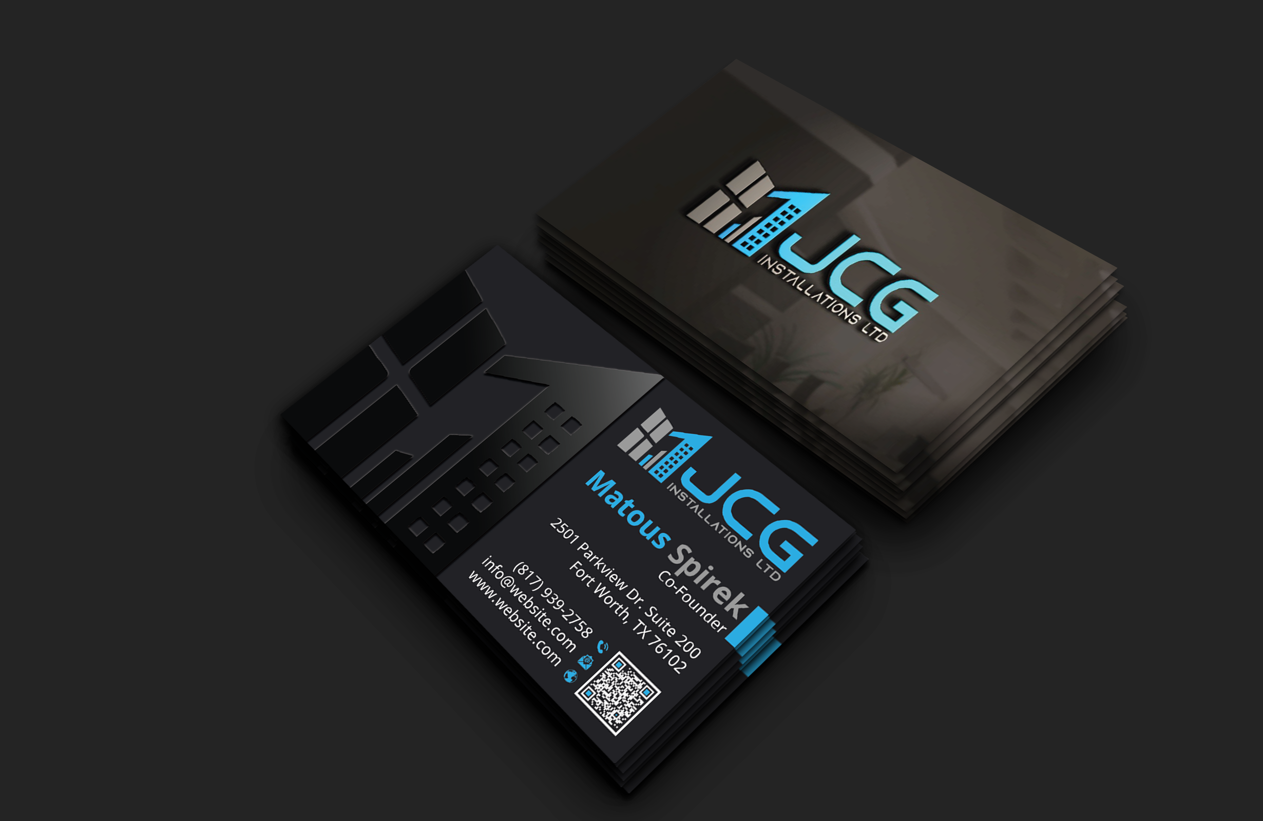 Business Card Design by DesignerShahadat for JCG Installations Ltd  | Design #33019157