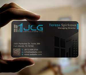 Diseño de Tarjeta de Presentación por DesignerShahadat para JCG Installations Ltd  | Diseño: #33019160