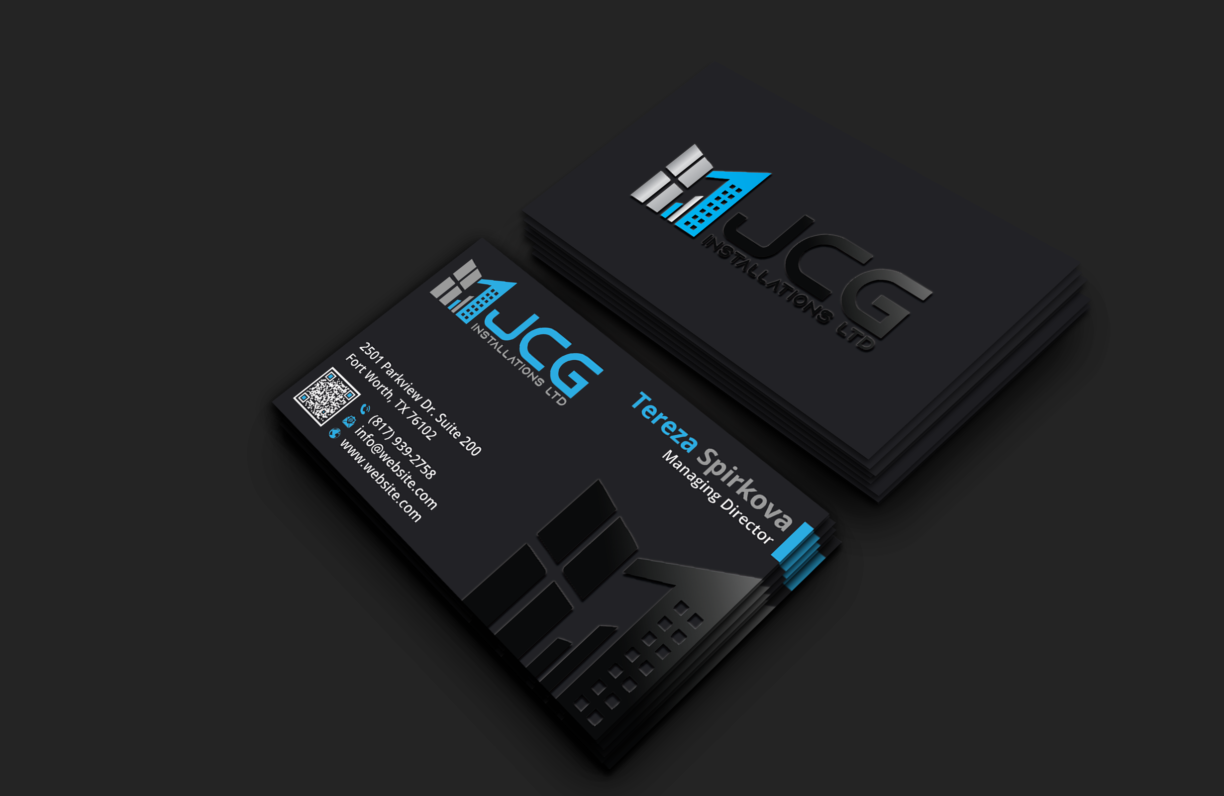 Business Card Design by DesignerShahadat for JCG Installations Ltd  | Design #33019161