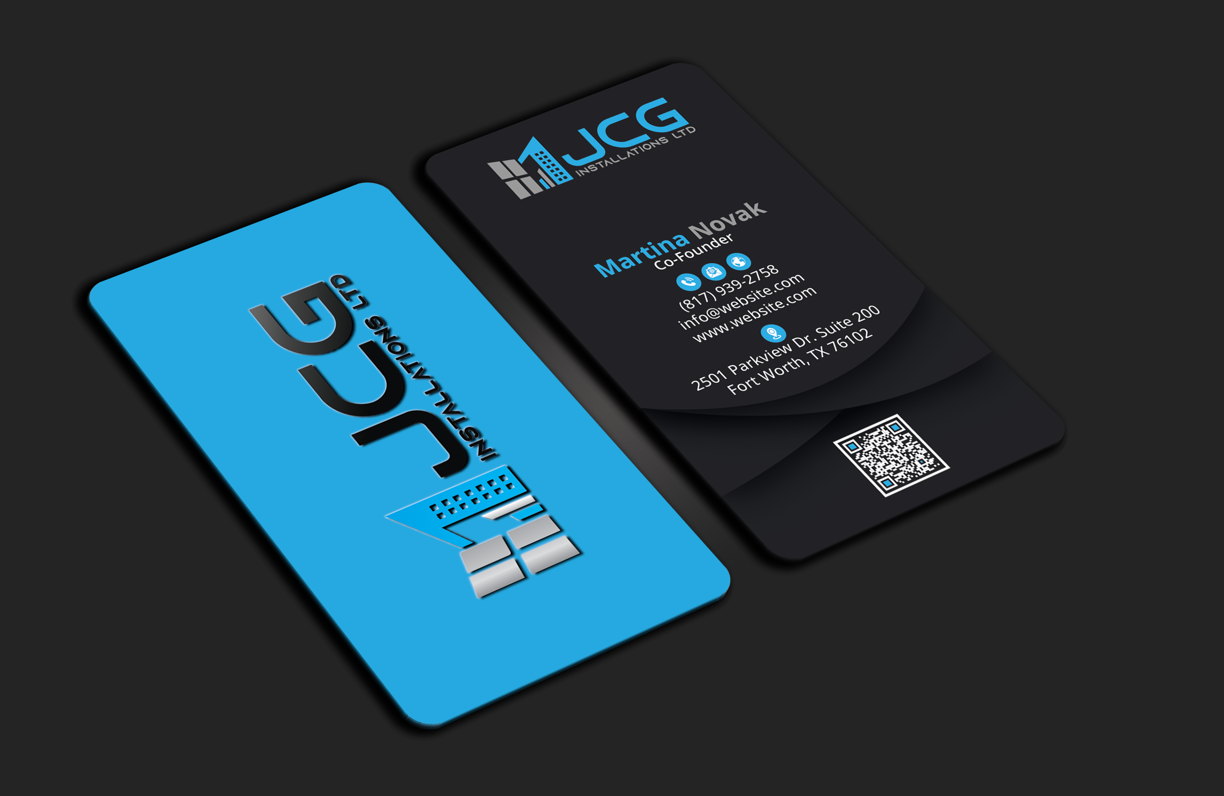 Diseño de Tarjeta de Presentación por DesignerShahadat para JCG Installations Ltd  | Diseño #33019162