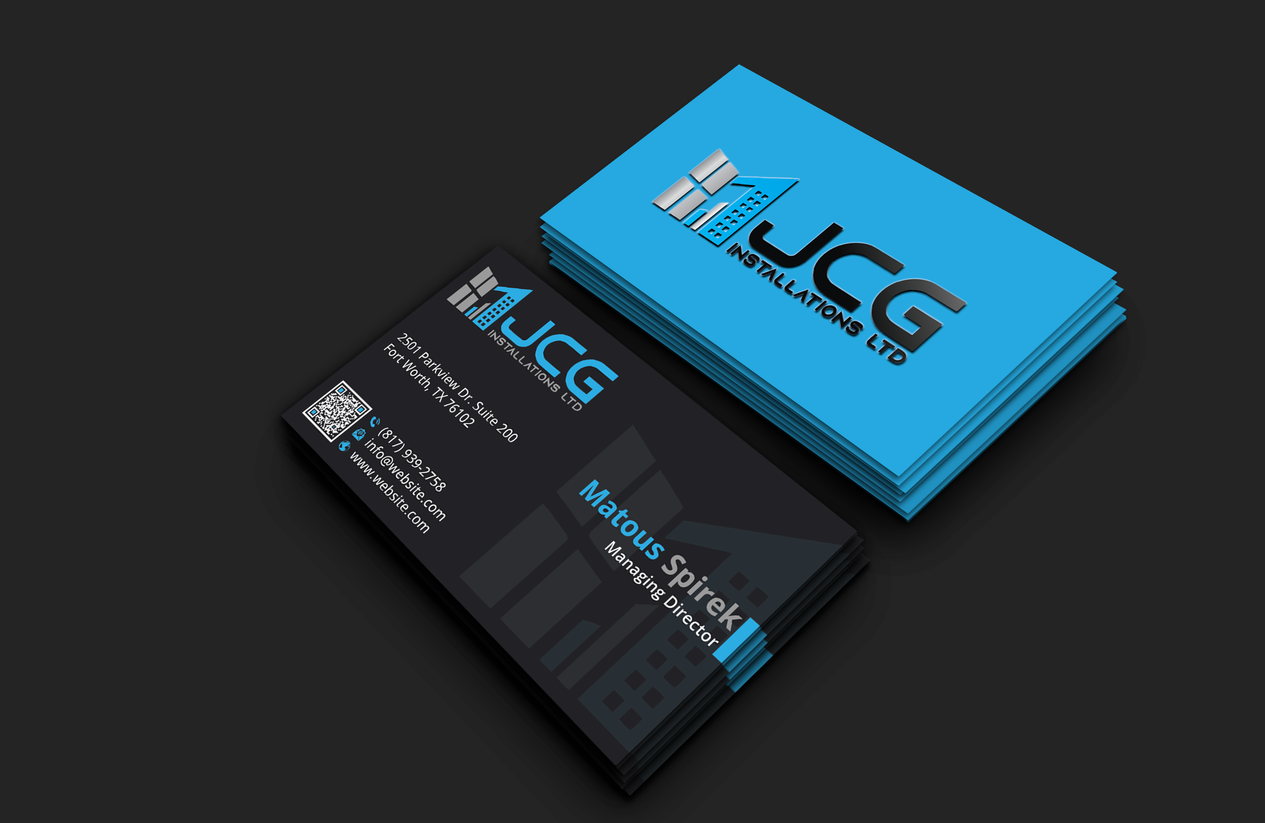 Diseño de Tarjeta de Presentación por DesignerShahadat para JCG Installations Ltd  | Diseño #33019172