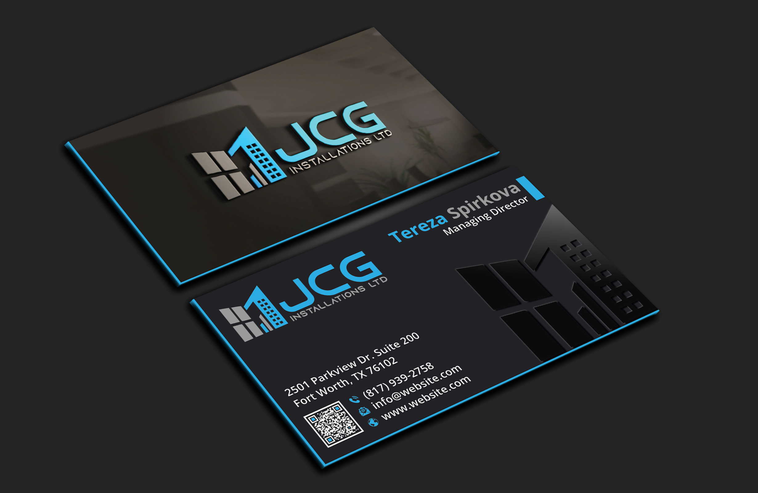 Diseño de Tarjeta de Presentación por DesignerShahadat para JCG Installations Ltd  | Diseño #33019178