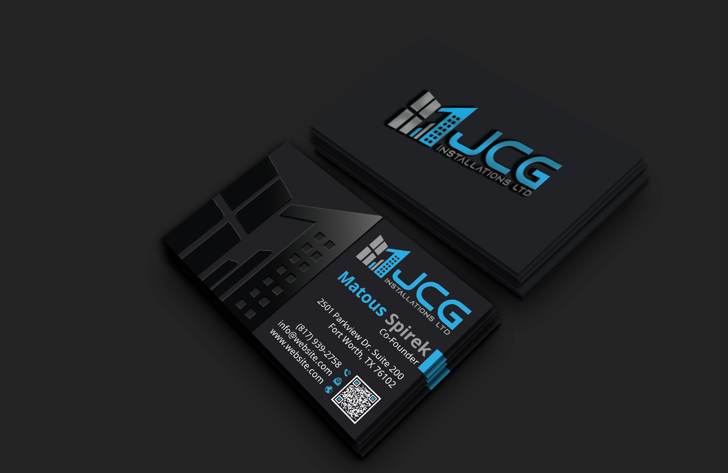 Business Card Design by DesignerShahadat for JCG Installations Ltd  | Design #33019180
