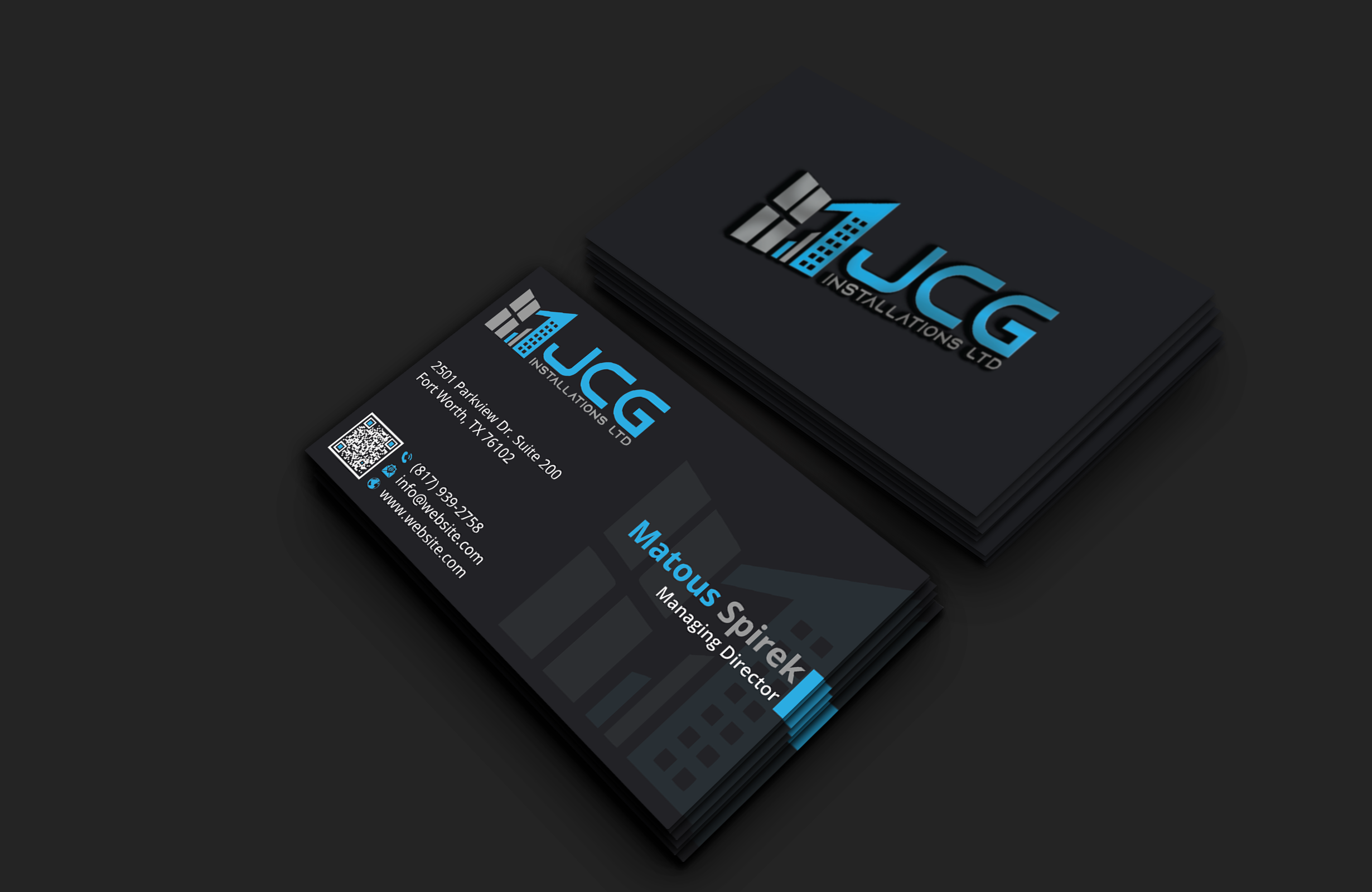 Diseño de Tarjeta de Presentación por DesignerShahadat para JCG Installations Ltd  | Diseño #33019181