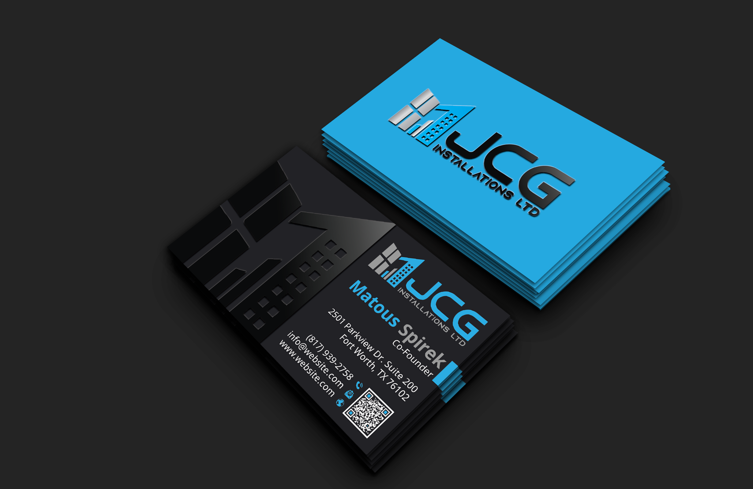 Diseño de Tarjeta de Presentación por DesignerShahadat para JCG Installations Ltd  | Diseño #33019185