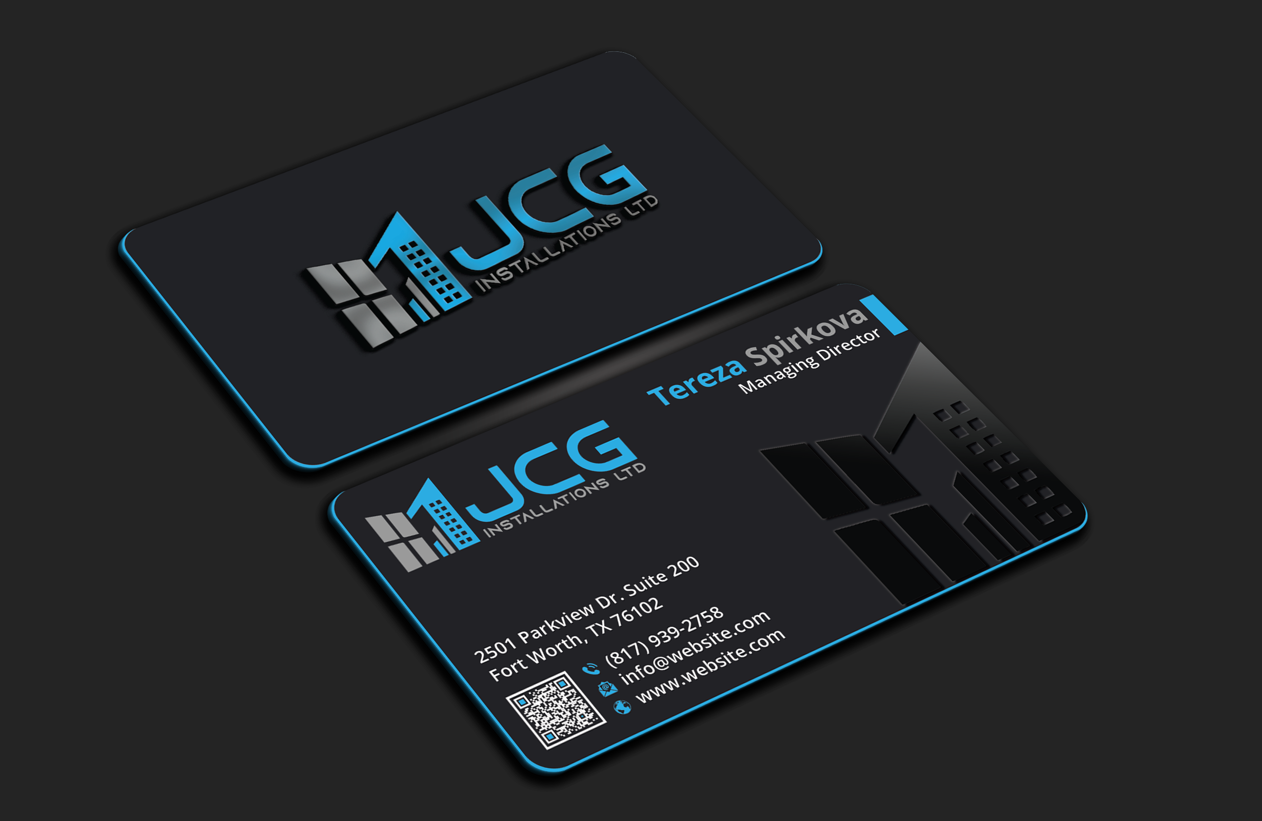 Diseño de Tarjeta de Presentación por DesignerShahadat para JCG Installations Ltd  | Diseño #33019189