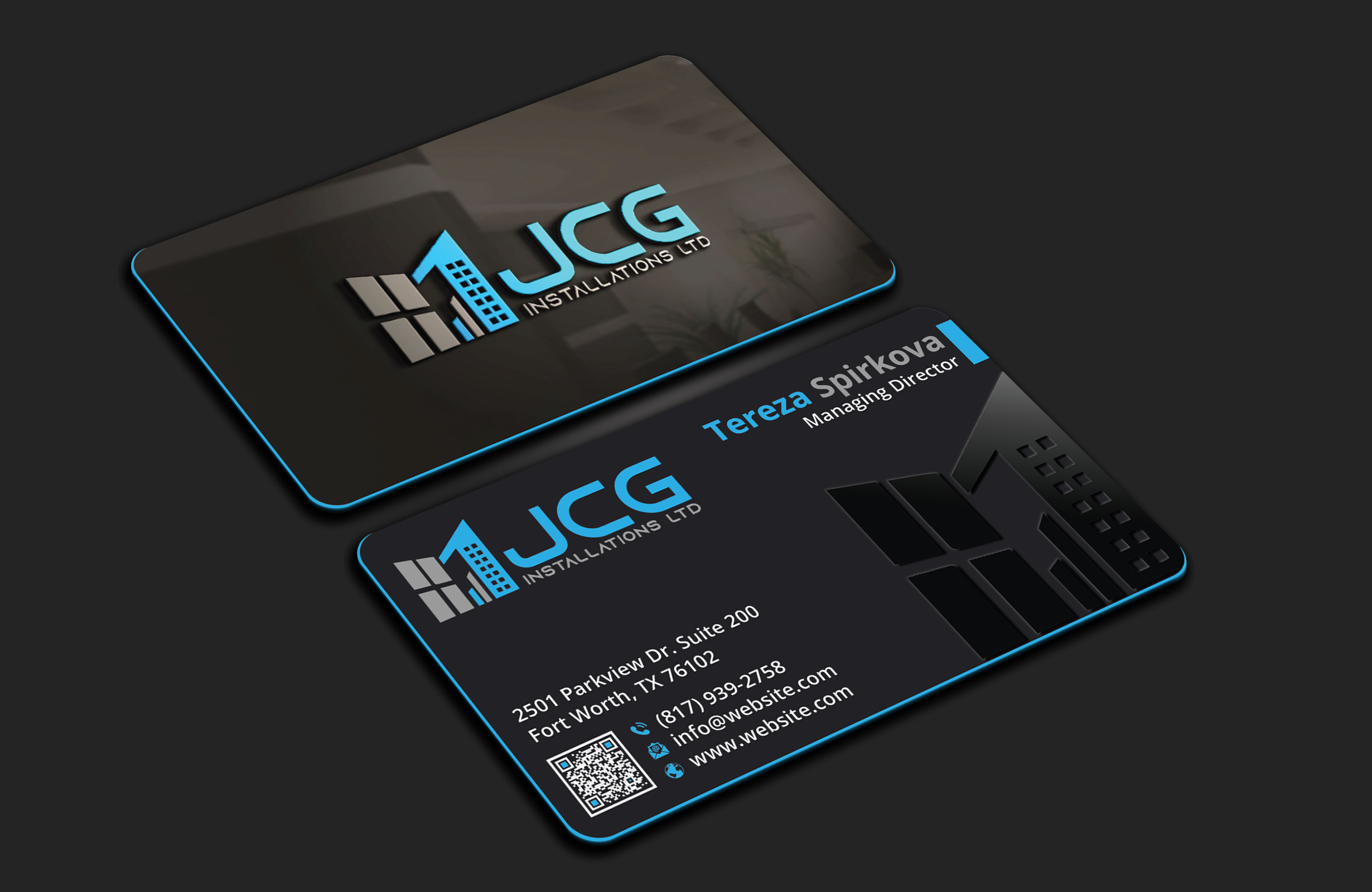 Business Card Design by DesignerShahadat for JCG Installations Ltd  | Design #33019190