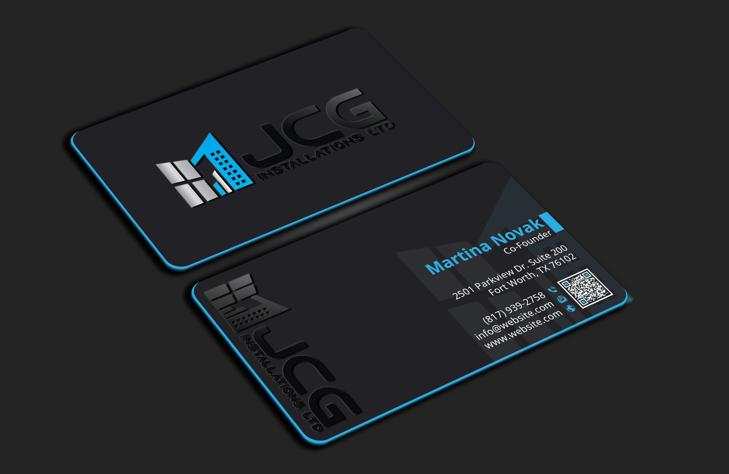 Business Card Design by DesignerShahadat for JCG Installations Ltd  | Design #33020404