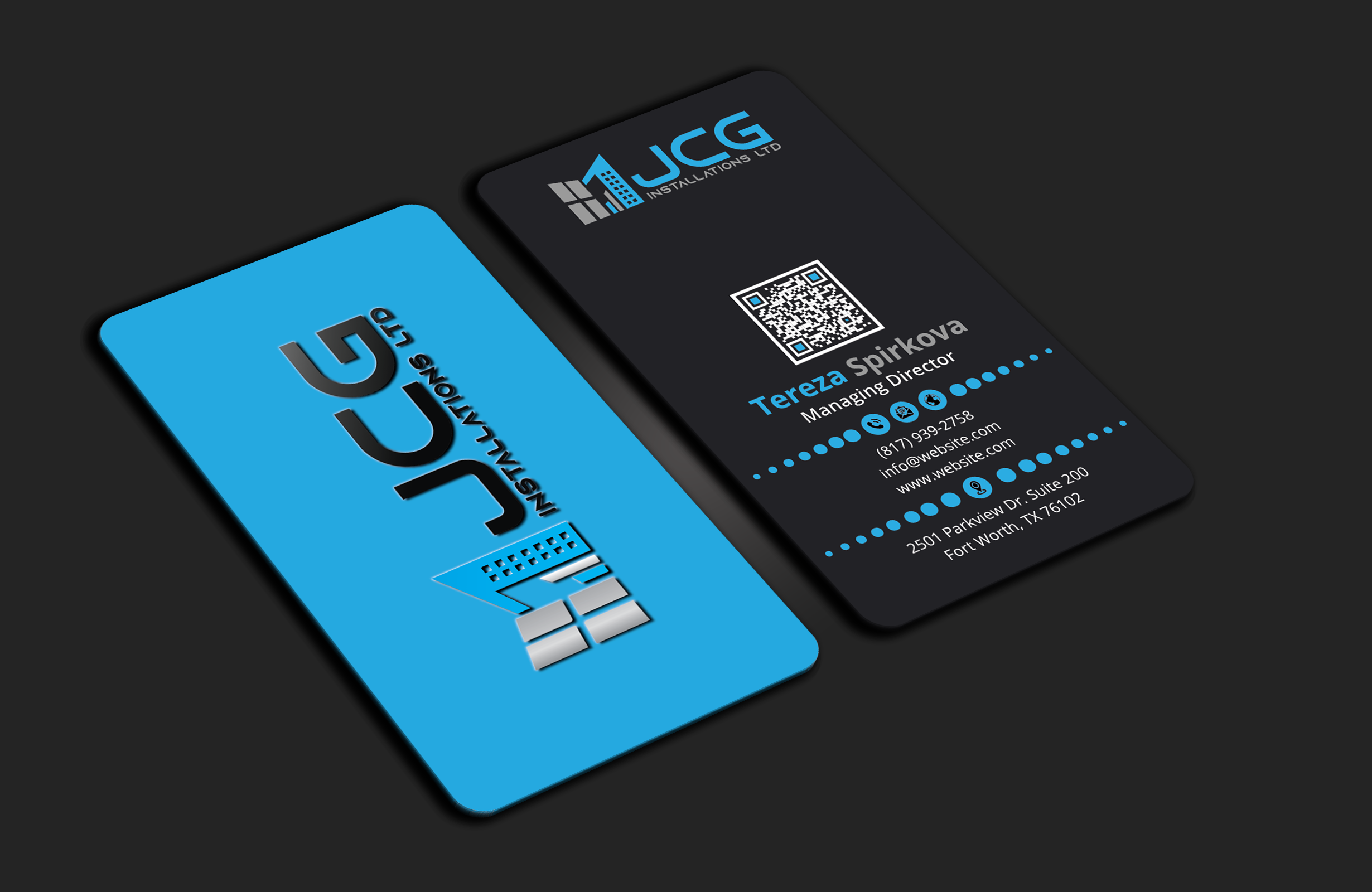 Business Card Design by DesignerShahadat for JCG Installations Ltd  | Design #33020421