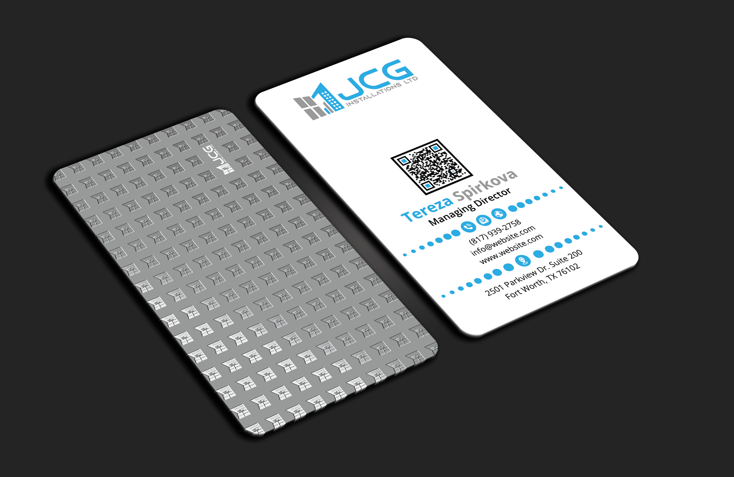 Visitenkarten-Design von DesignerShahadat für JCG Installations Ltd  | Design #33020430